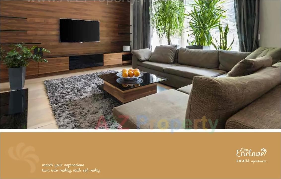 3D Elevation of real estate project Om Enclave located at Raiya, Rajkot, Gujarat