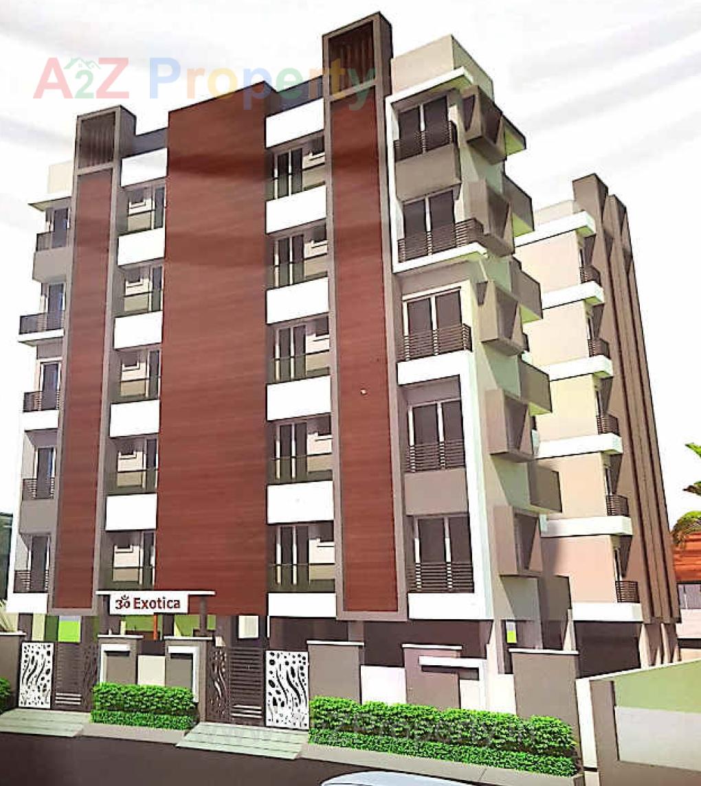 3D Elevation of real estate project Om Exotica located at Rajkot, Rajkot, Gujarat