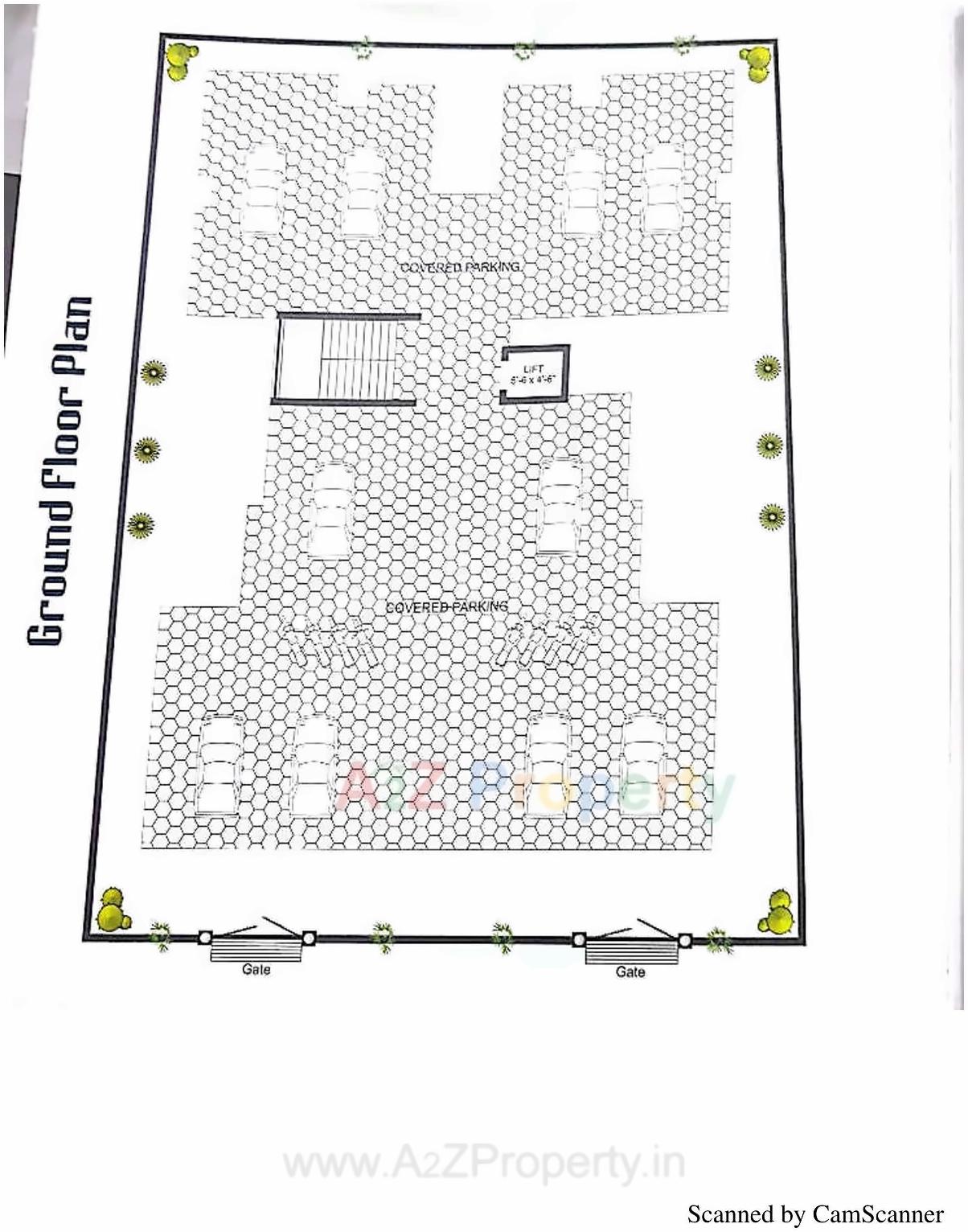 Layout of real estate project Om Exotica located at Rajkot, Rajkot, Gujarat