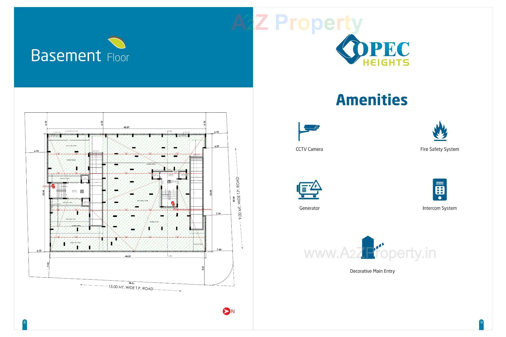  of real estate project Opec Heights located at Raiya, Rajkot, Gujarat