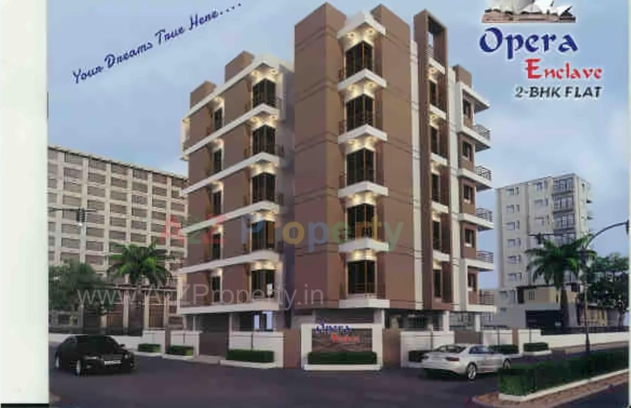 3D Elevation of real estate project Opera Enclave located at Madhapar, Rajkot, Gujarat