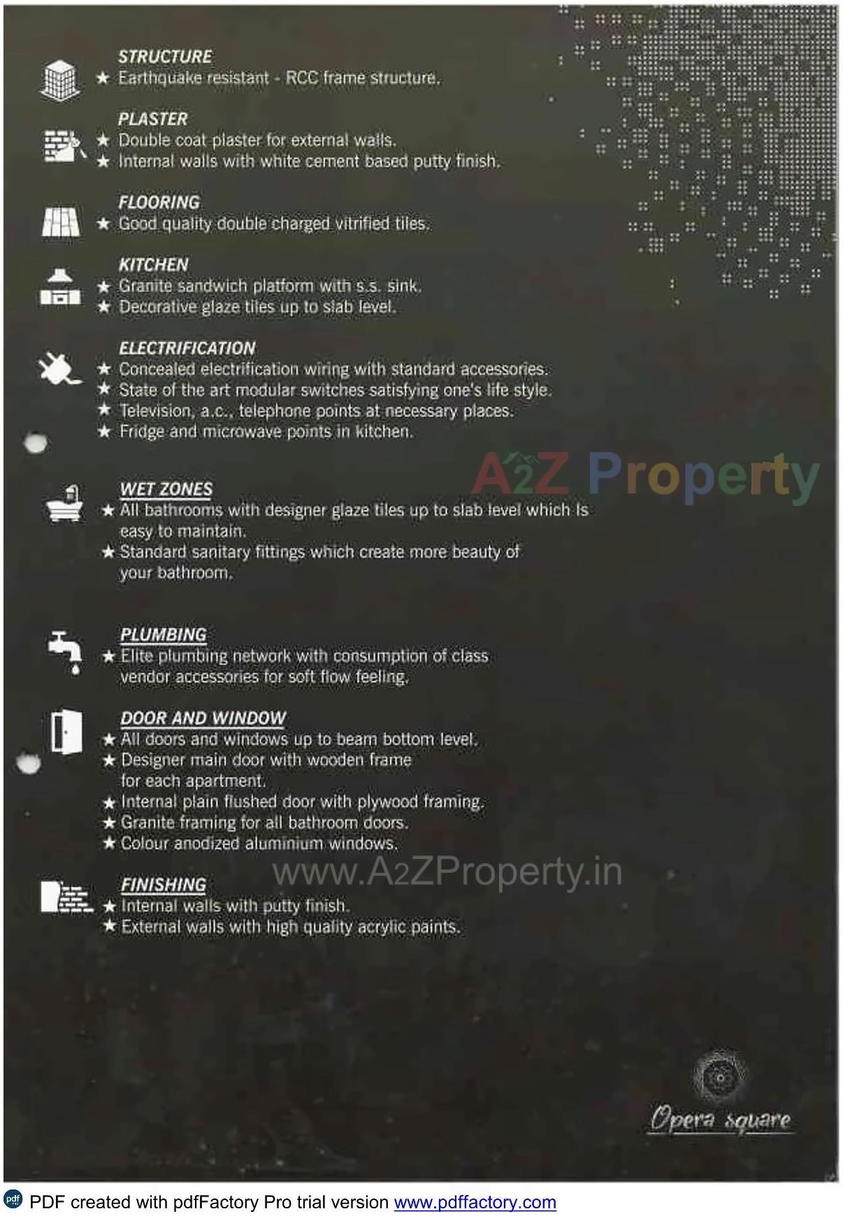  of real estate project Opera Square located at Raiya, Rajkot, Gujarat