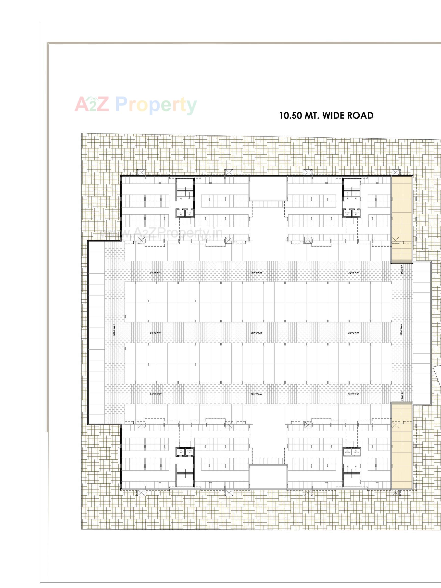 Layout of real estate project Orbit Gardens located at Mota, Rajkot, Gujarat