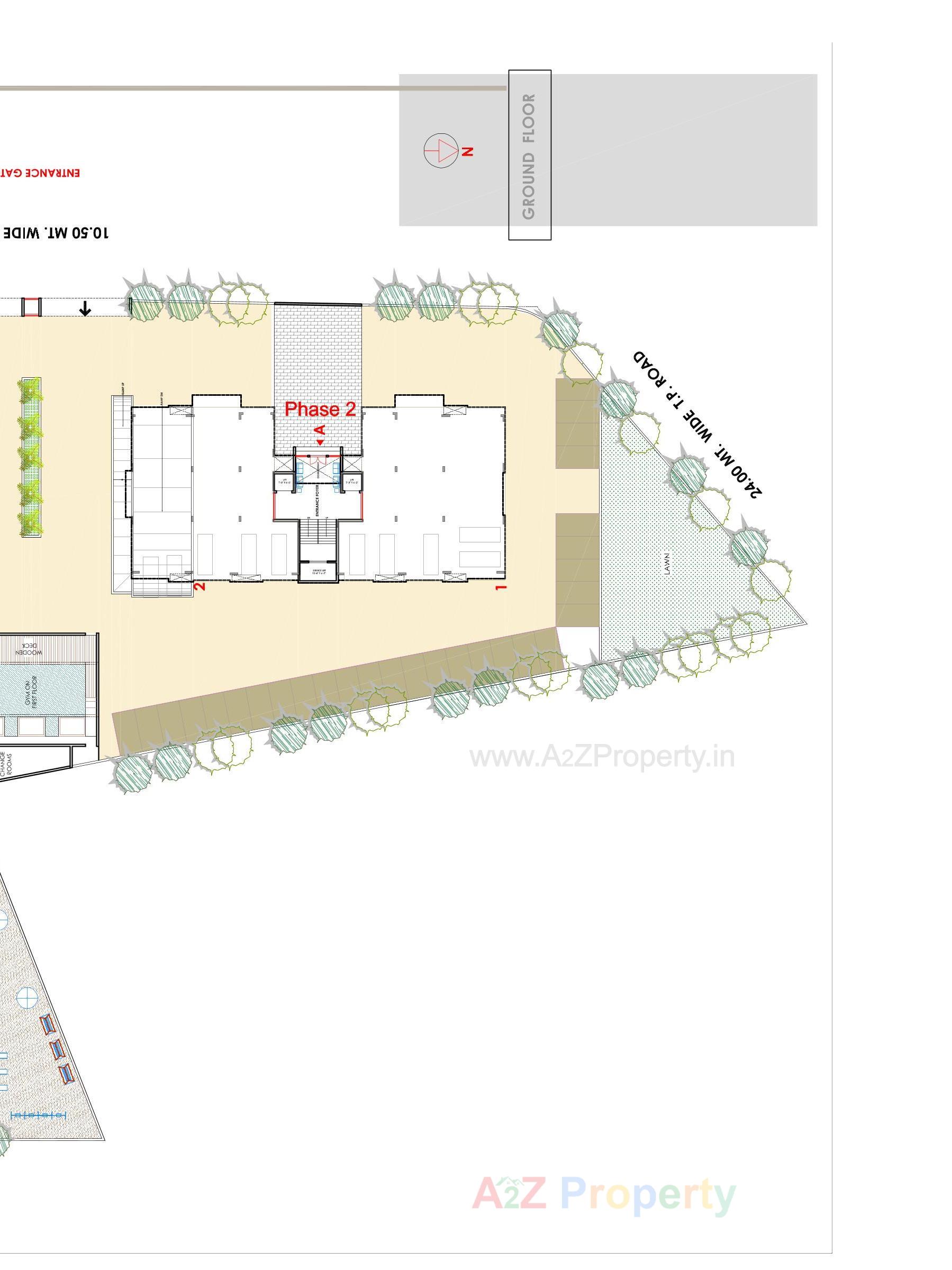 Layout of real estate project Orbit Gardens located at Mota, Rajkot, Gujarat