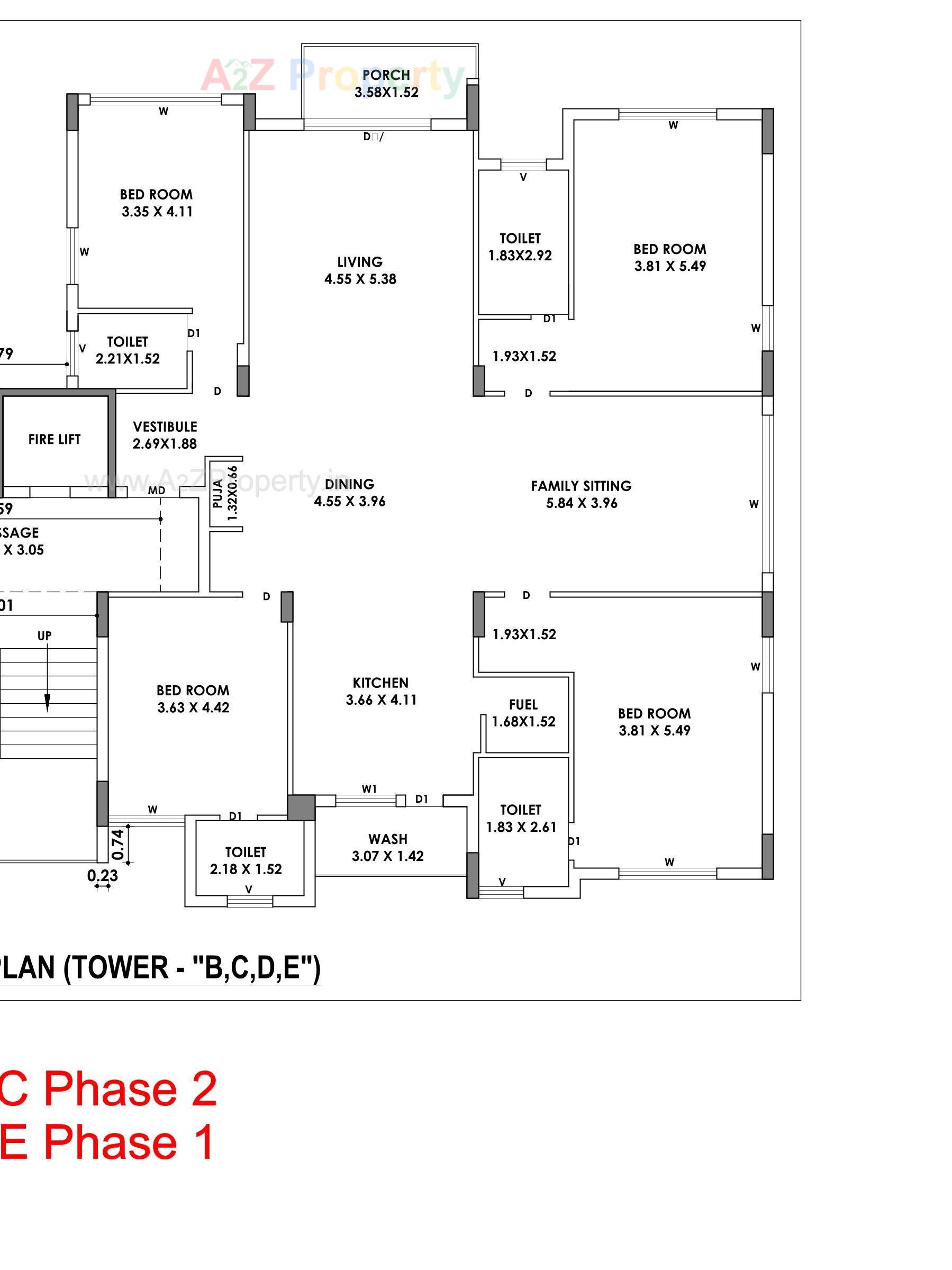 Layout of real estate project Orbit Gardens located at Mota, Rajkot, Gujarat