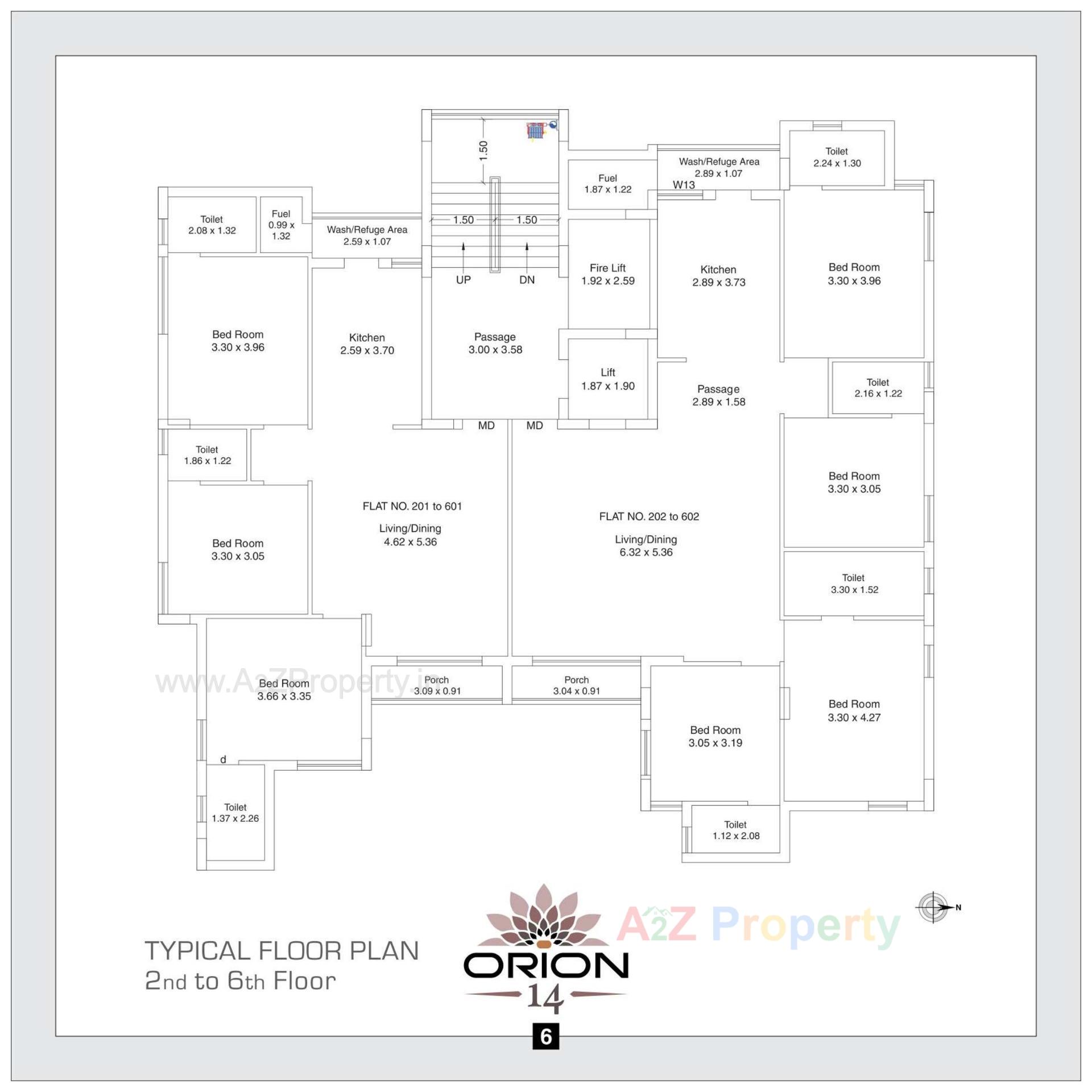 Layout of real estate project Orion located at Rajkot, Rajkot, Gujarat