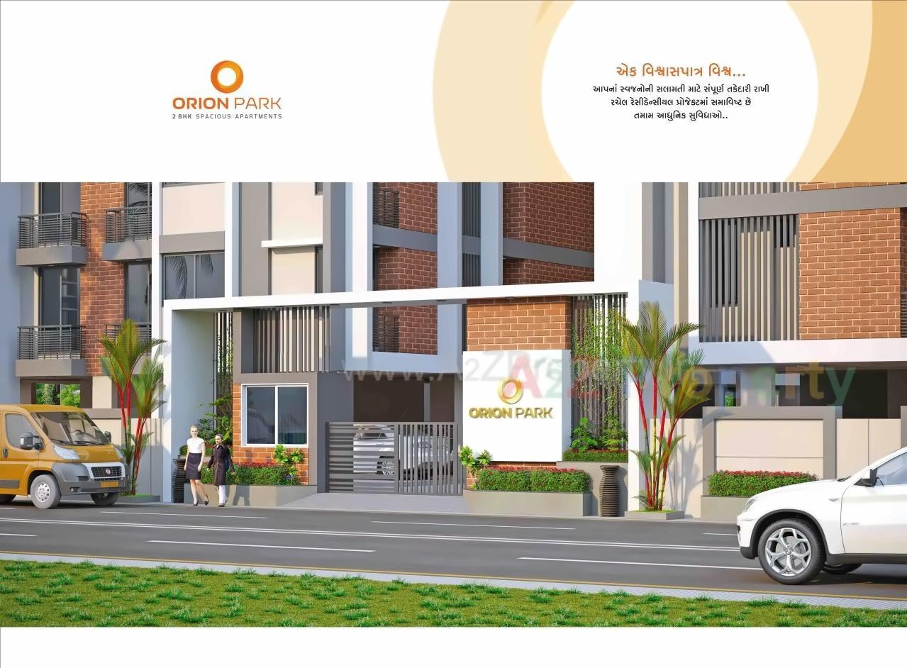3D Elevation of real estate project Orion Park located at Mavdi, Rajkot, Gujarat