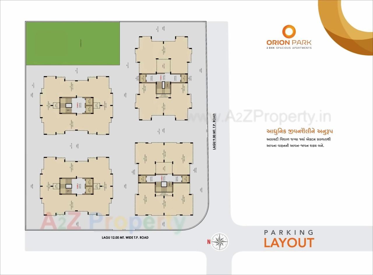  of real estate project Orion Park located at Mavdi, Rajkot, Gujarat