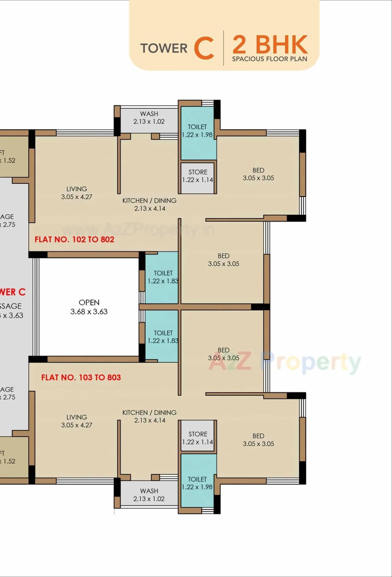 Layout of real estate project Orion Park located at Mavdi, Rajkot, Gujarat