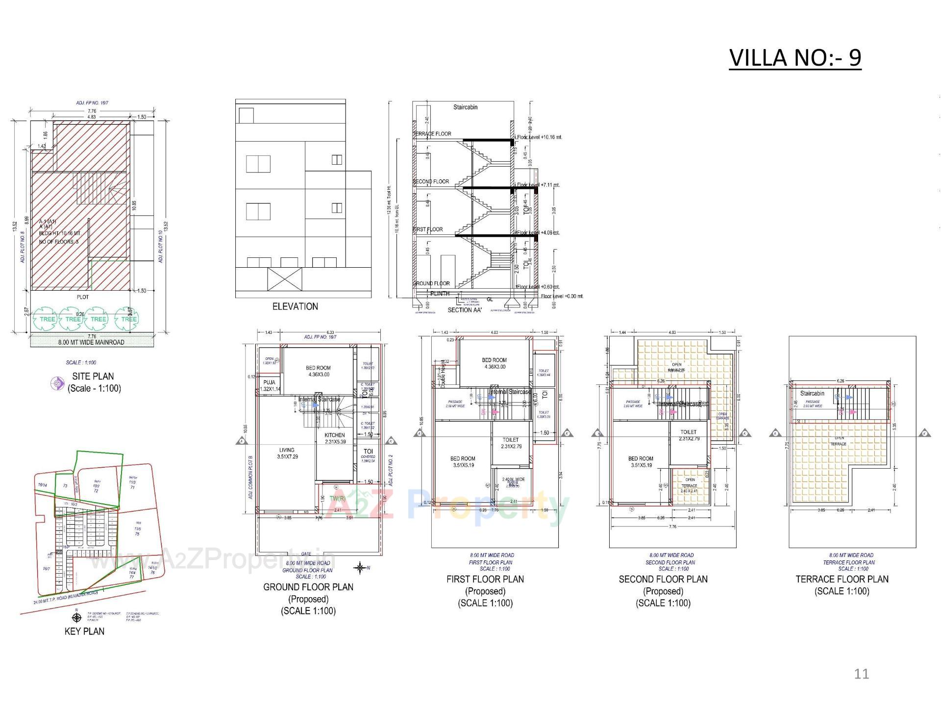 Layout of real estate project Oscar Kingsville located at Rajkot, Rajkot, Gujarat