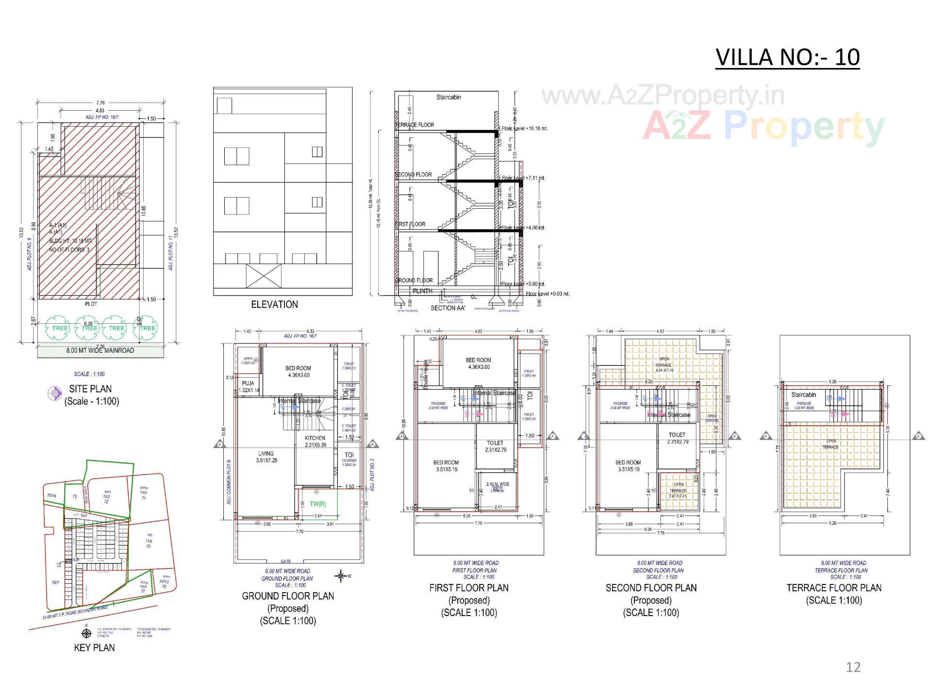 Layout of real estate project Oscar Kingsville located at Rajkot, Rajkot, Gujarat