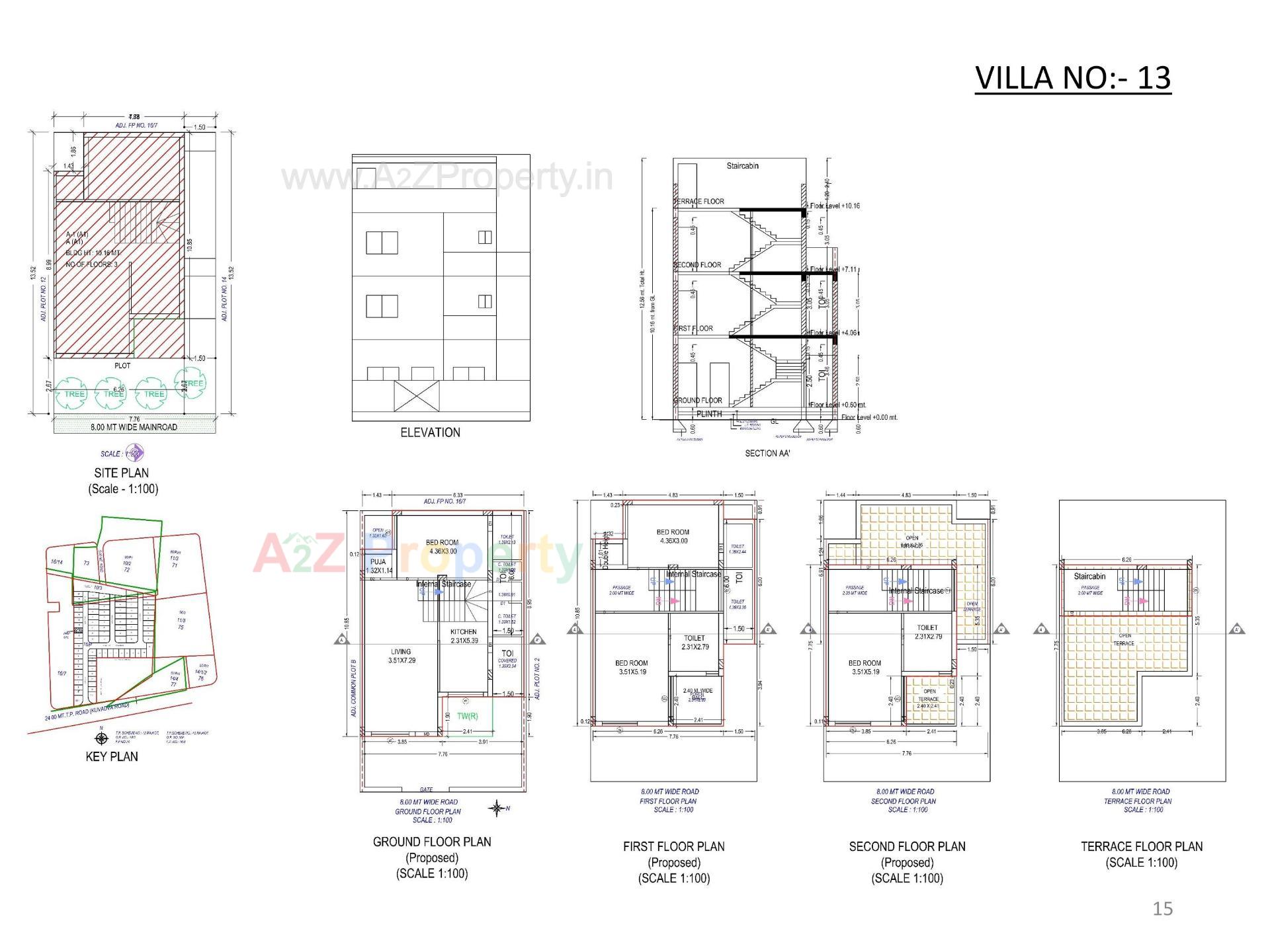 Layout of real estate project Oscar Kingsville located at Rajkot, Rajkot, Gujarat