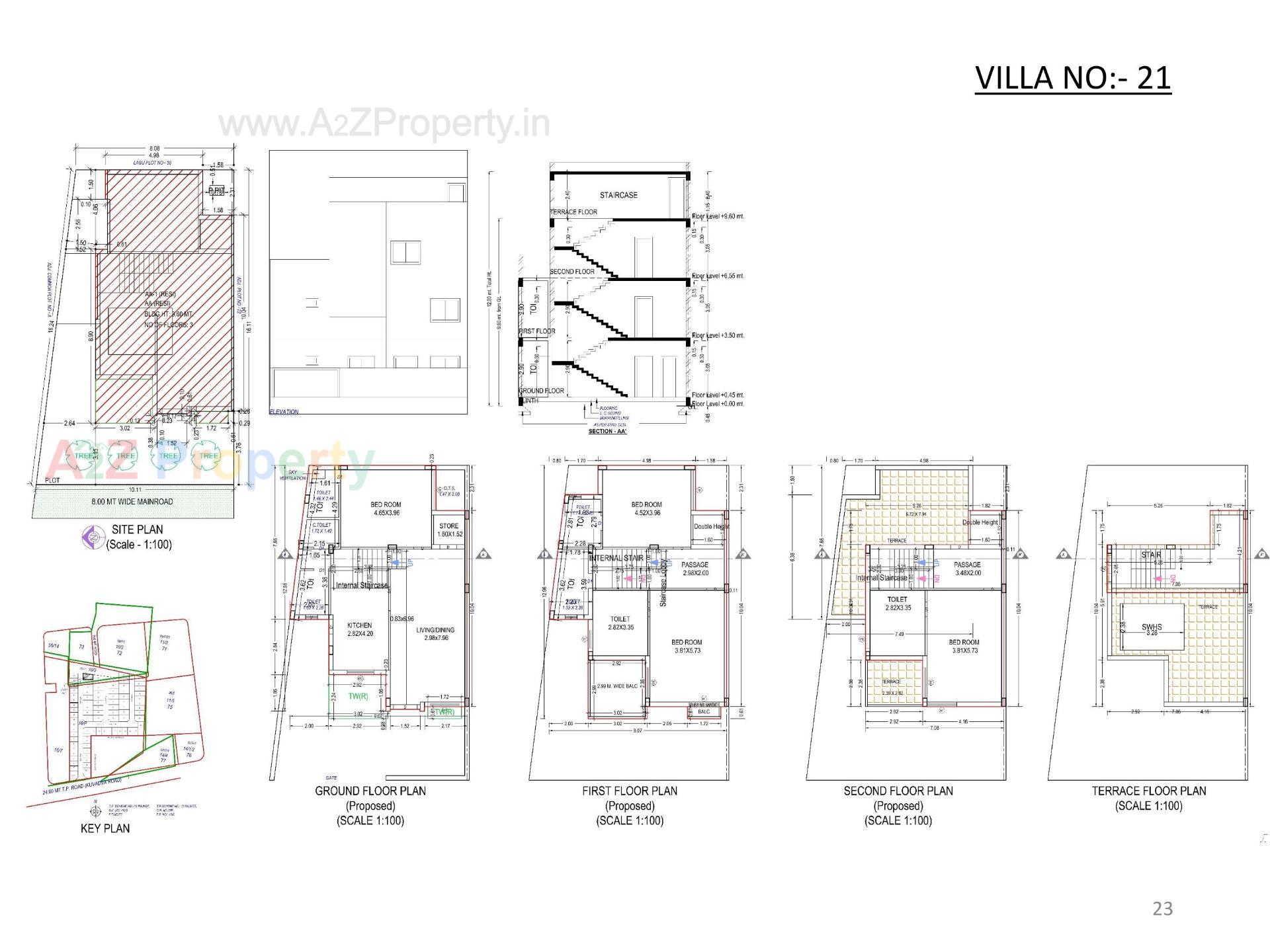 Layout of real estate project Oscar Kingsville located at Rajkot, Rajkot, Gujarat