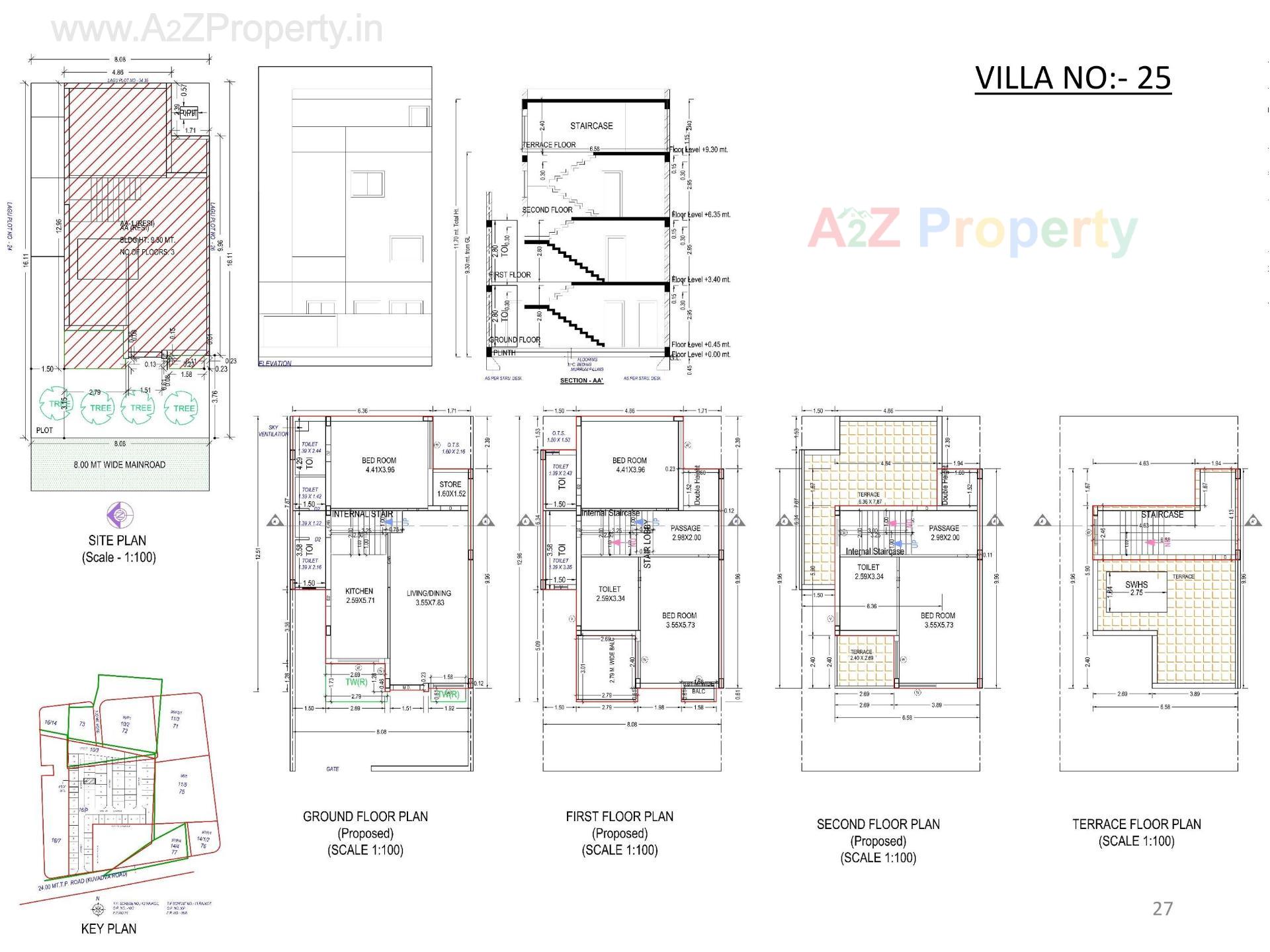 Layout of real estate project Oscar Kingsville located at Rajkot, Rajkot, Gujarat