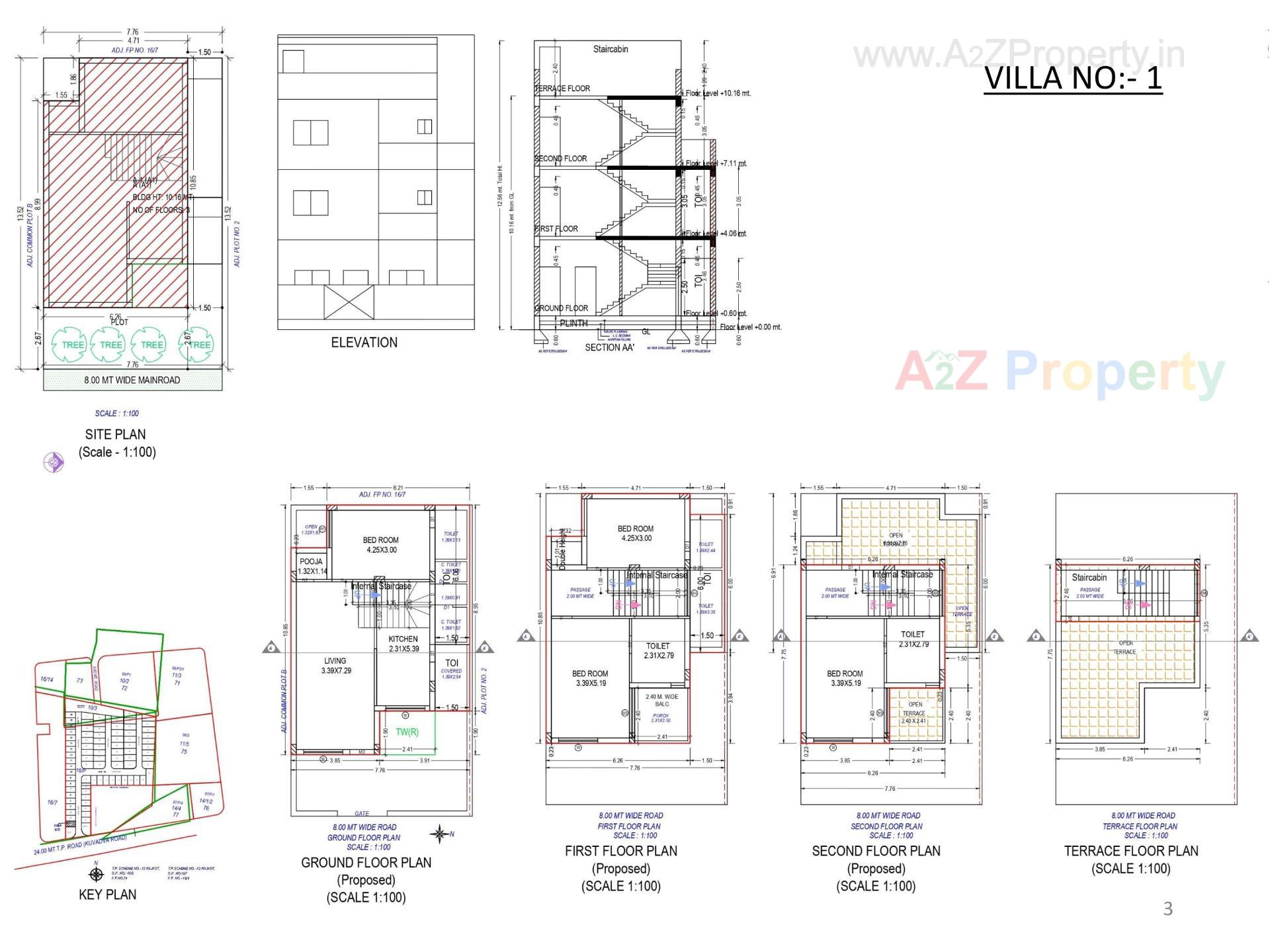 Layout of real estate project Oscar Kingsville located at Rajkot, Rajkot, Gujarat