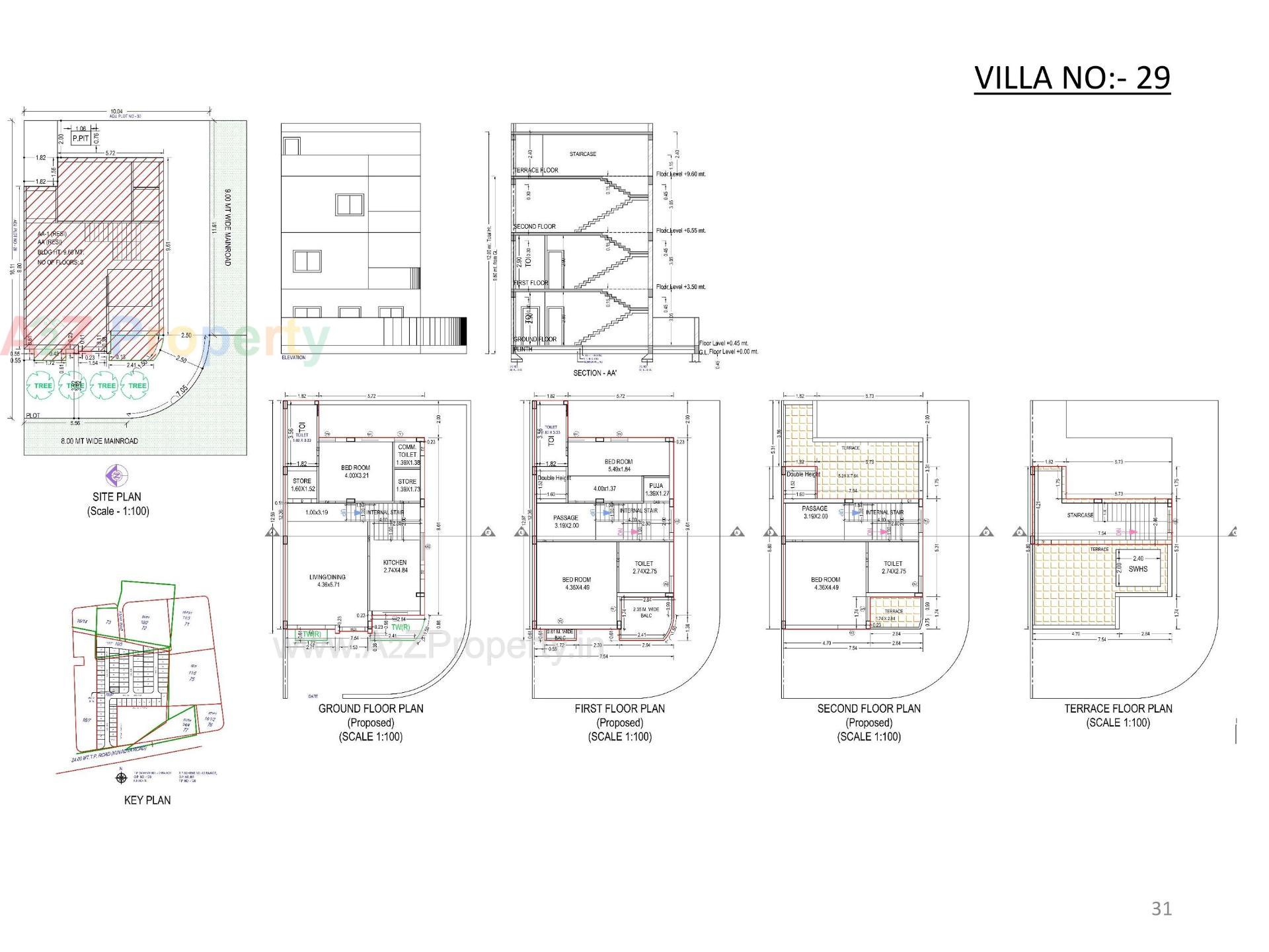Layout of real estate project Oscar Kingsville located at Rajkot, Rajkot, Gujarat
