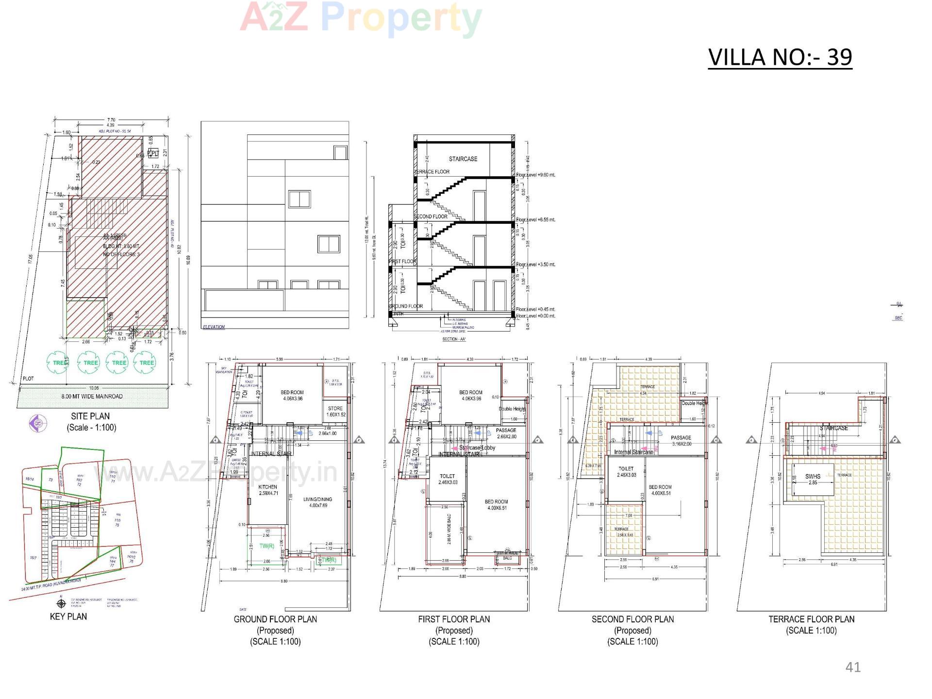 Layout of real estate project Oscar Kingsville located at Rajkot, Rajkot, Gujarat