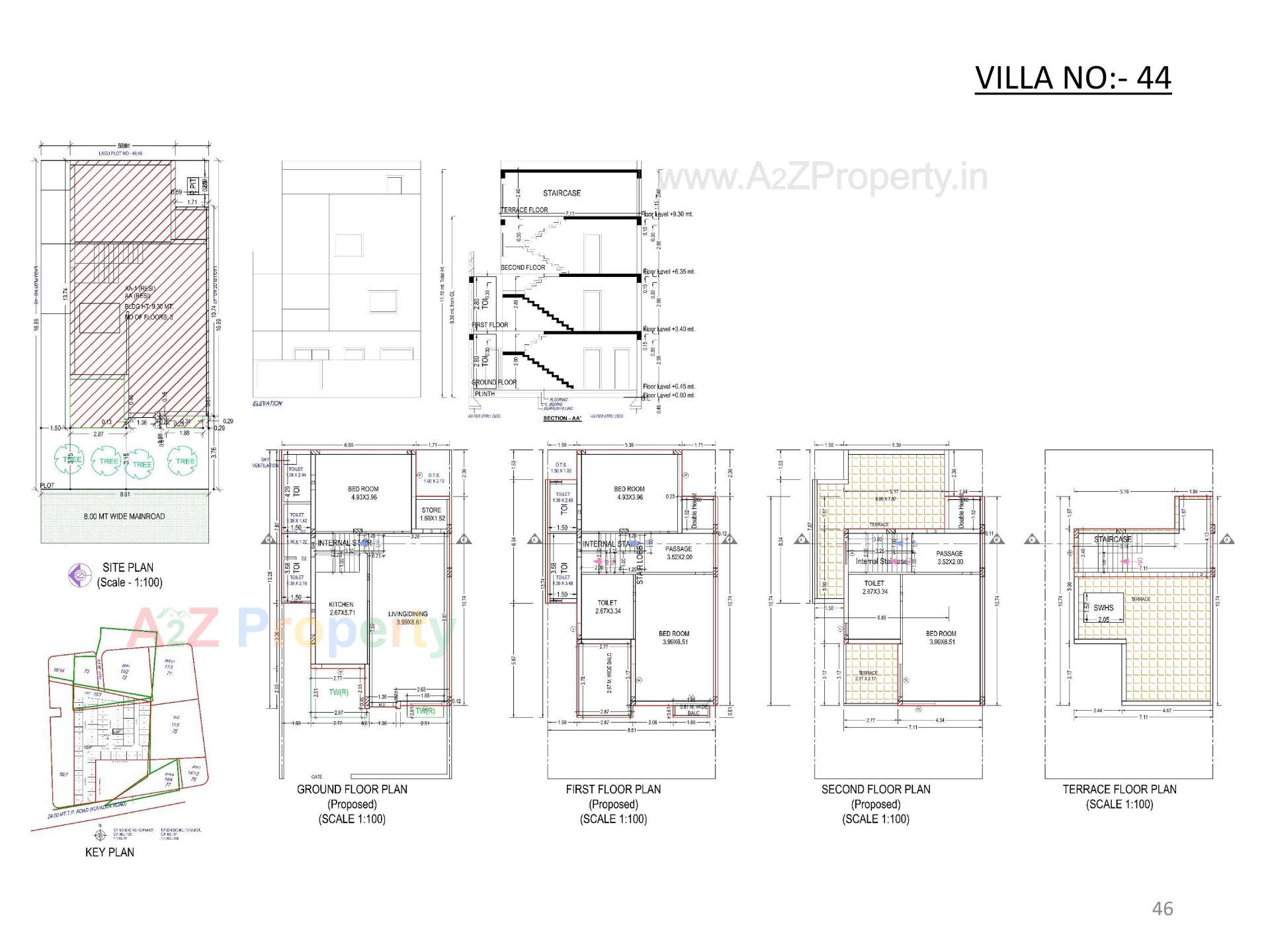 Layout of real estate project Oscar Kingsville located at Rajkot, Rajkot, Gujarat