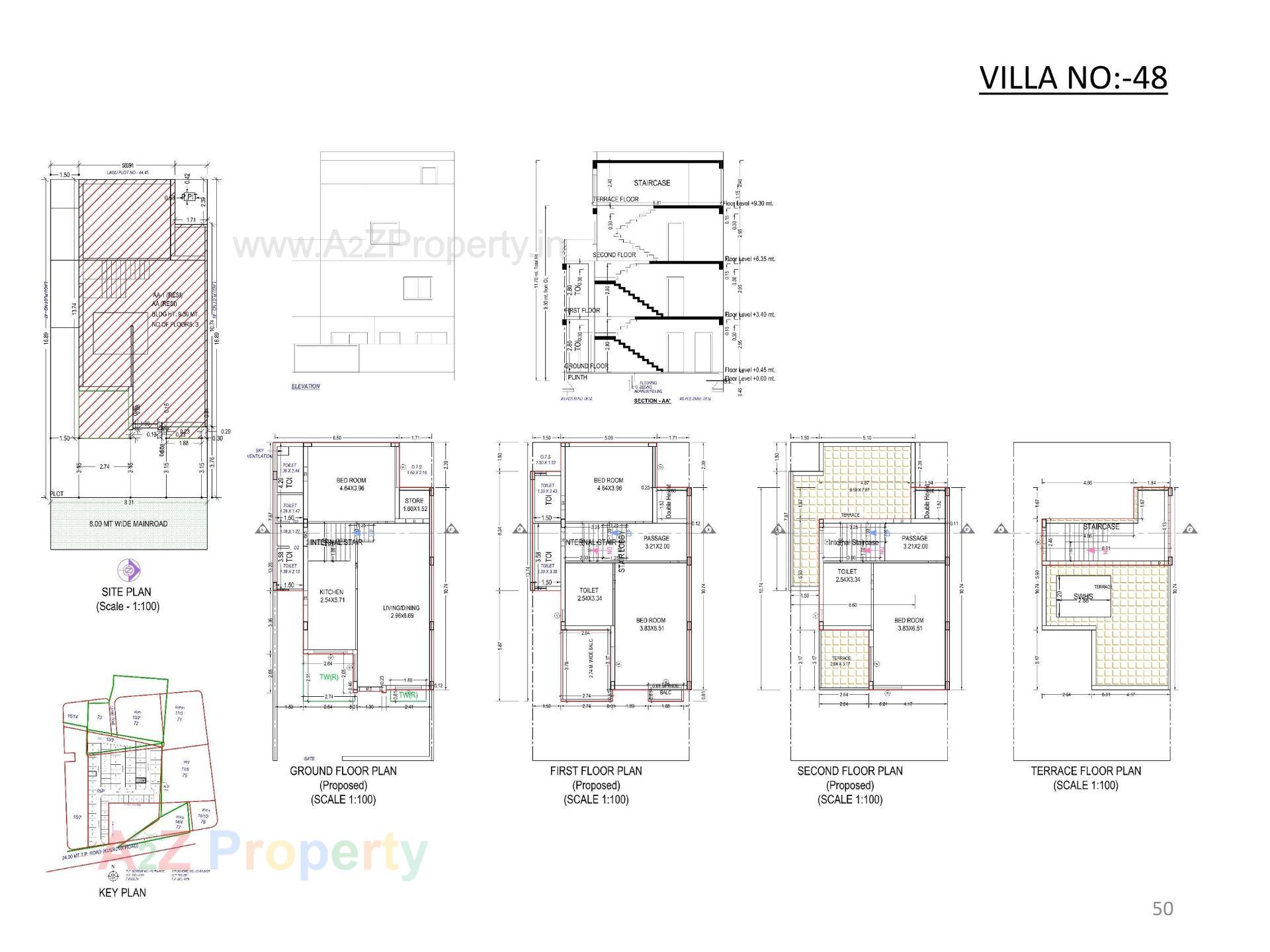 Layout of real estate project Oscar Kingsville located at Rajkot, Rajkot, Gujarat