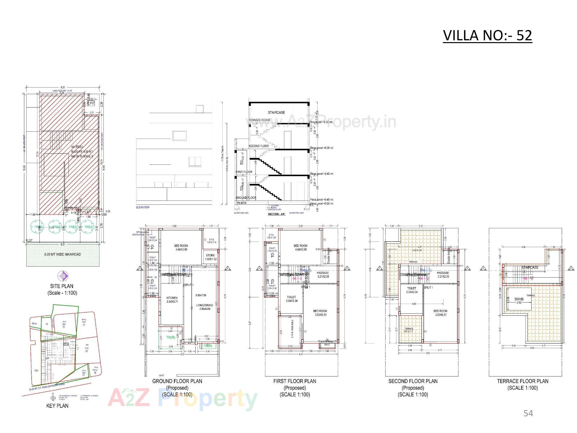 Layout of real estate project Oscar Kingsville located at Rajkot, Rajkot, Gujarat