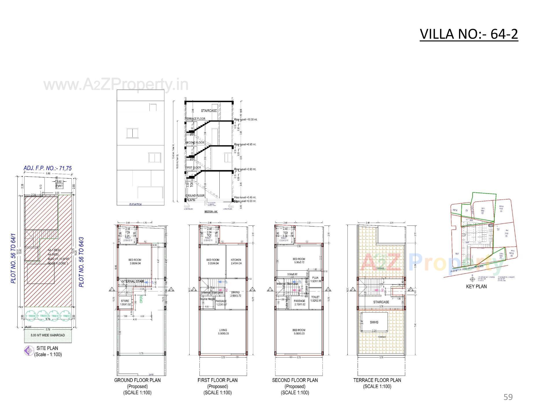 Layout of real estate project Oscar Kingsville located at Rajkot, Rajkot, Gujarat