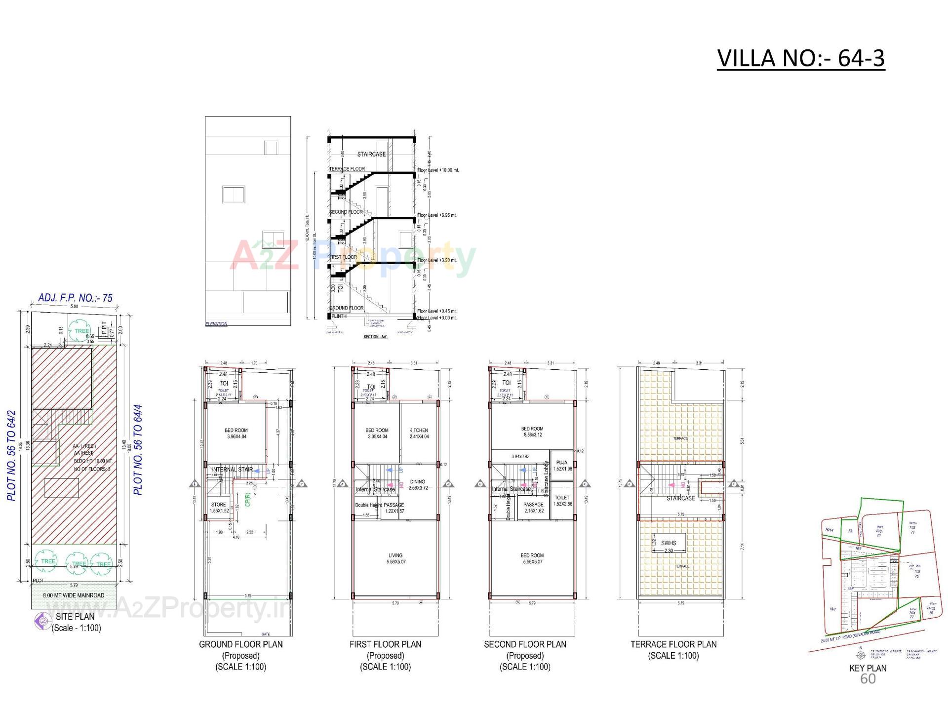 Layout of real estate project Oscar Kingsville located at Rajkot, Rajkot, Gujarat