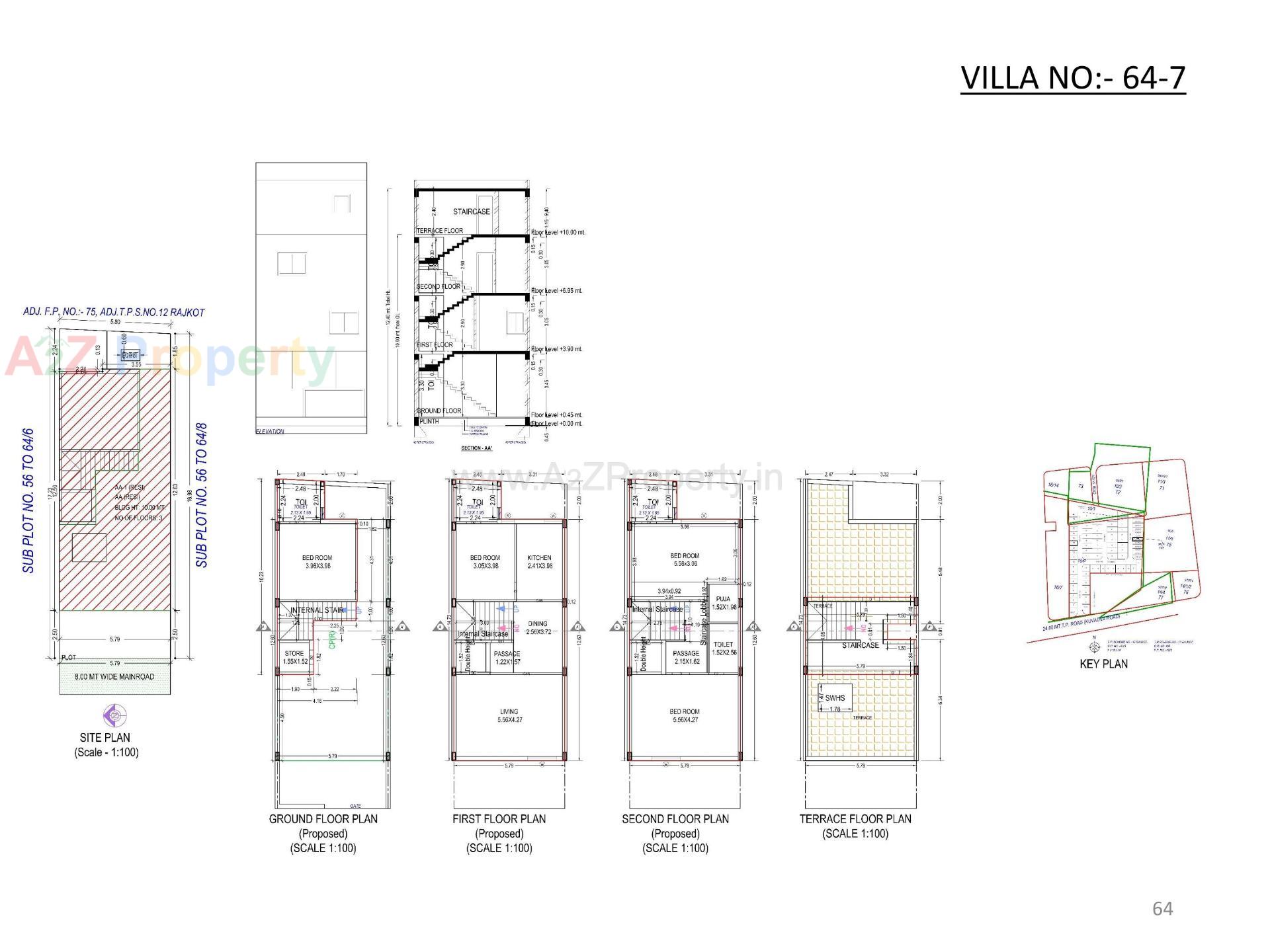 Layout of real estate project Oscar Kingsville located at Rajkot, Rajkot, Gujarat