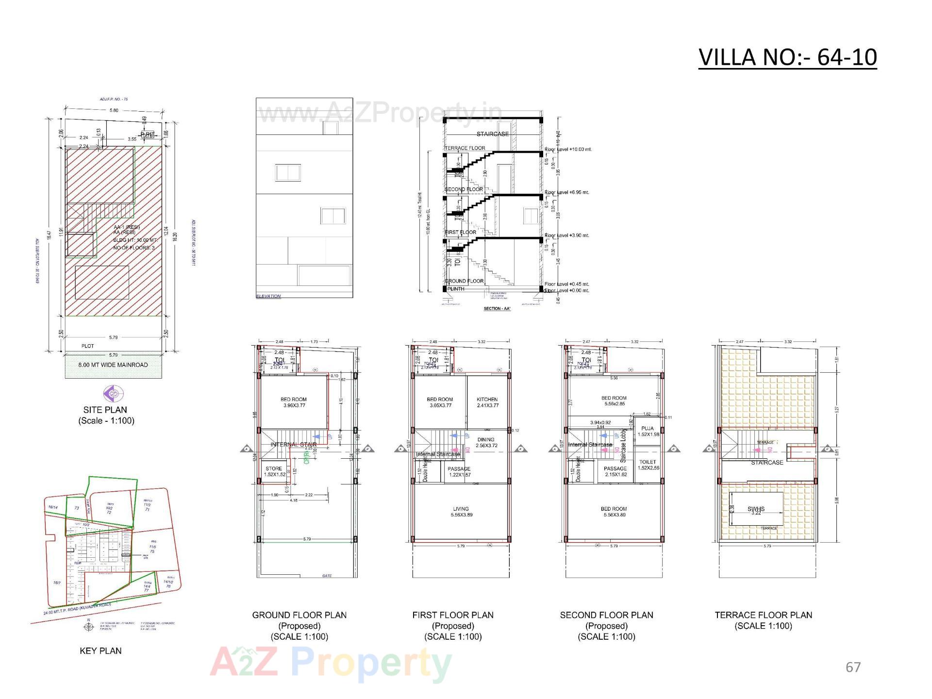 Layout of real estate project Oscar Kingsville located at Rajkot, Rajkot, Gujarat