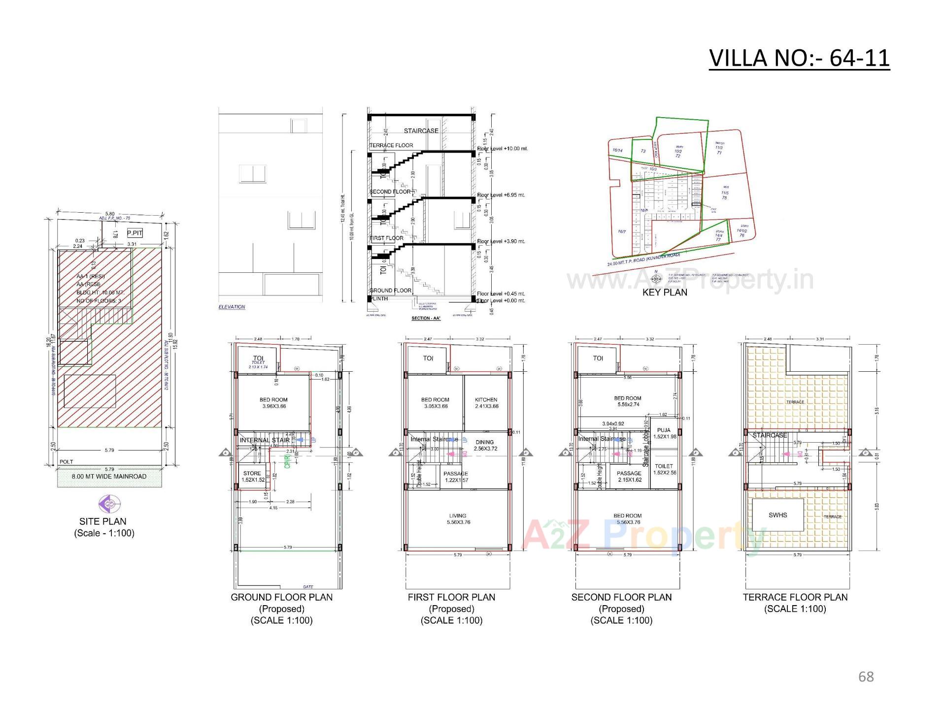 Layout of real estate project Oscar Kingsville located at Rajkot, Rajkot, Gujarat