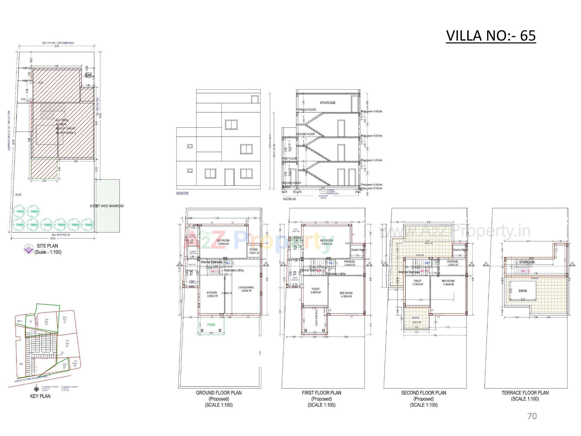 Layout of real estate project Oscar Kingsville located at Rajkot, Rajkot, Gujarat