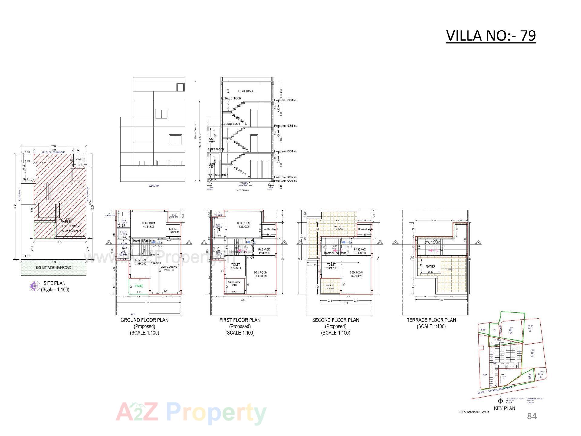 Layout of real estate project Oscar Kingsville located at Rajkot, Rajkot, Gujarat