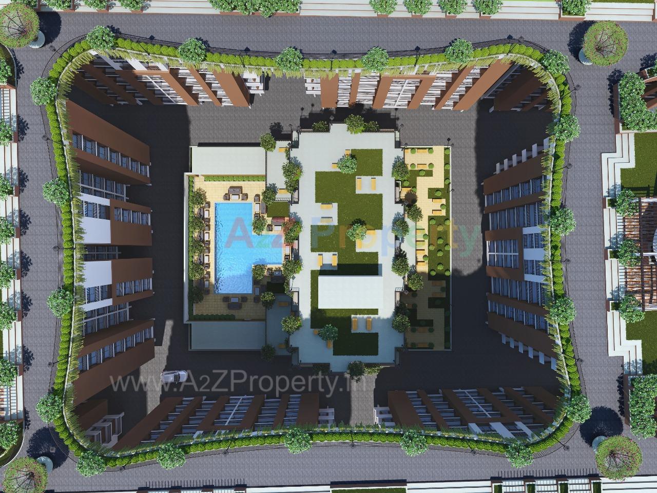 3D Elevation of real estate project Oscar Sky Park located at Rajkot, Rajkot, Gujarat