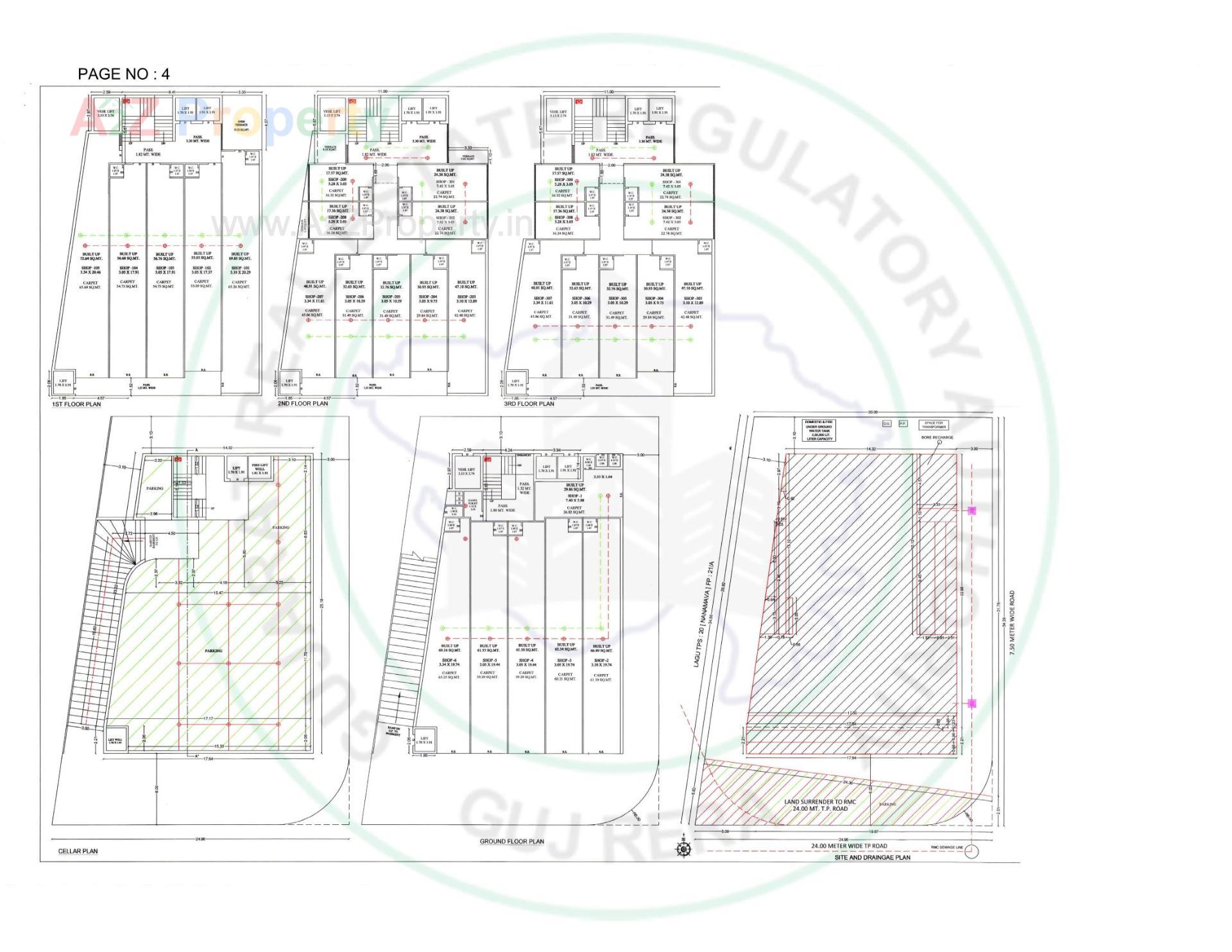  of real estate project Pacific Plaza located at Nanamava, Rajkot, Gujarat