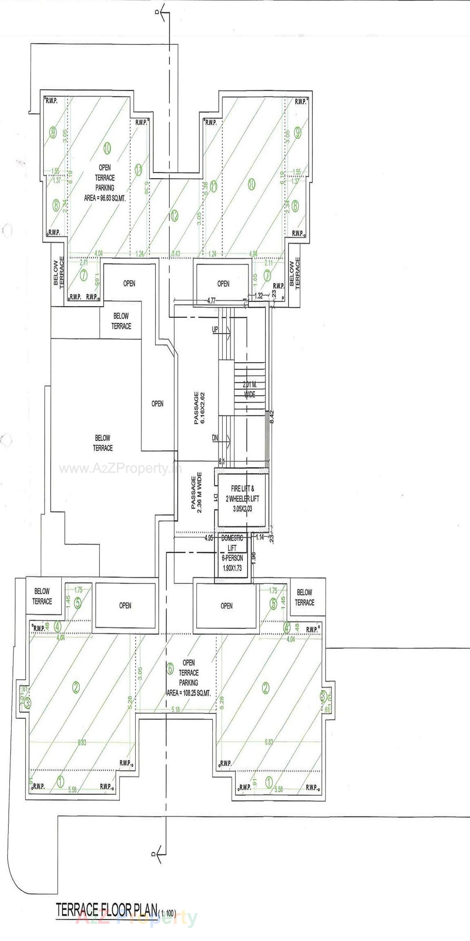 Layout of real estate project Pacific Star located at Rajkot, Rajkot, Gujarat