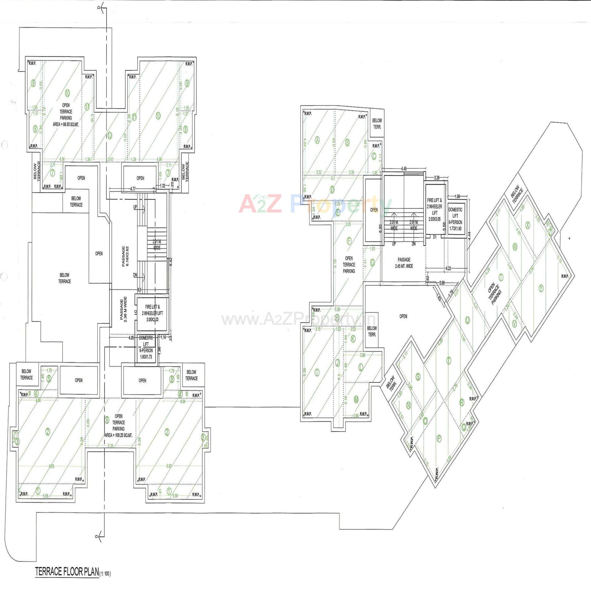 Layout of real estate project Pacific Star located at Rajkot, Rajkot, Gujarat