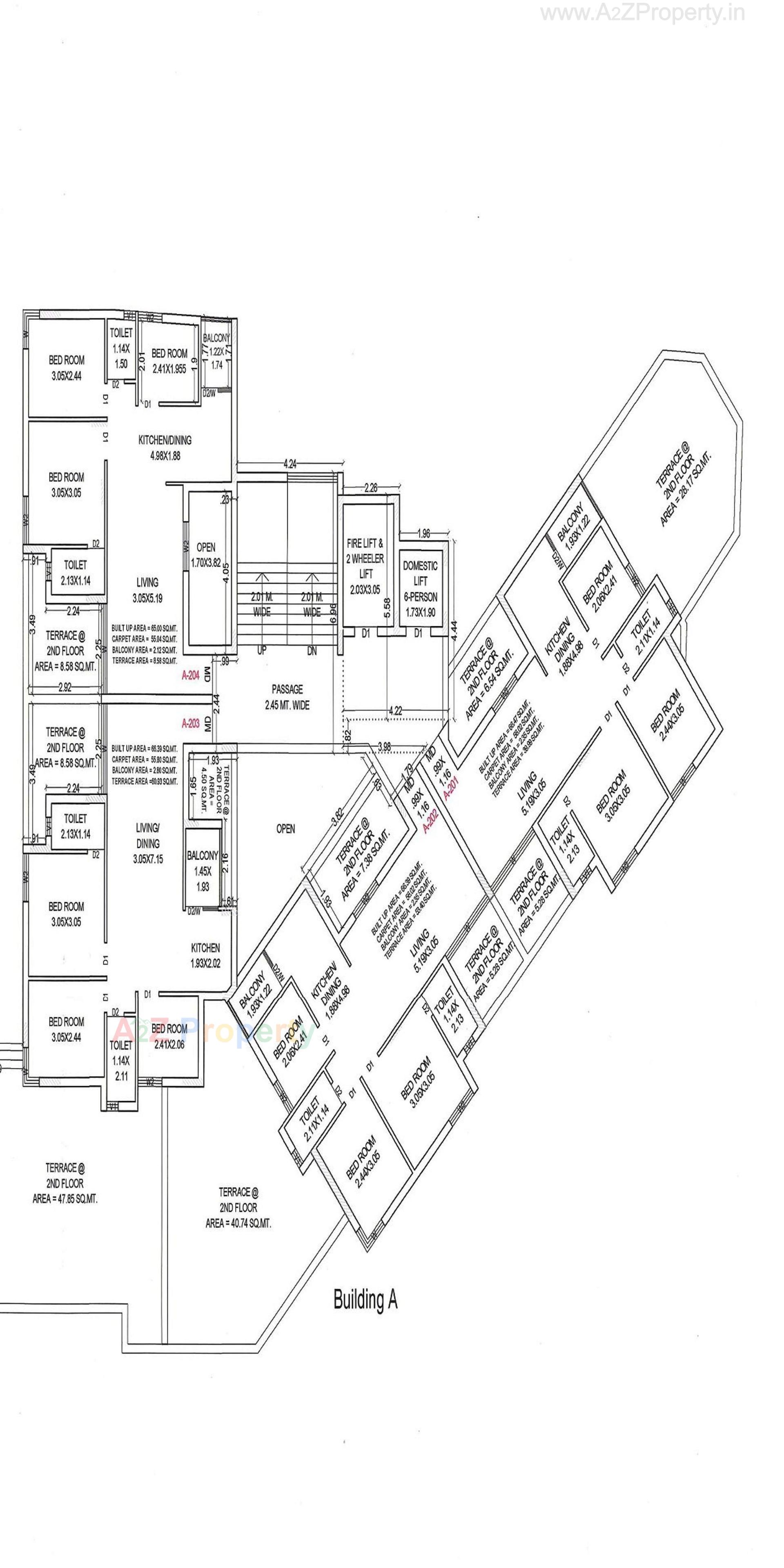 Layout of real estate project Pacific Star located at Rajkot, Rajkot, Gujarat