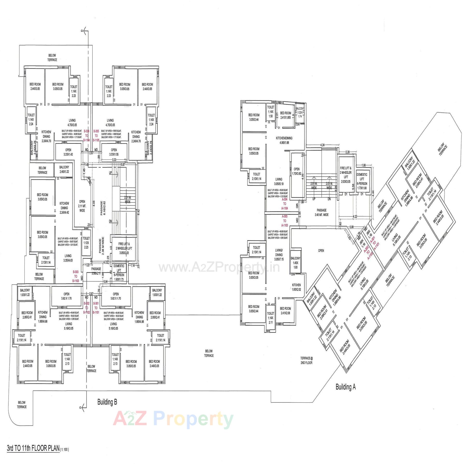 Layout of real estate project Pacific Star located at Rajkot, Rajkot, Gujarat