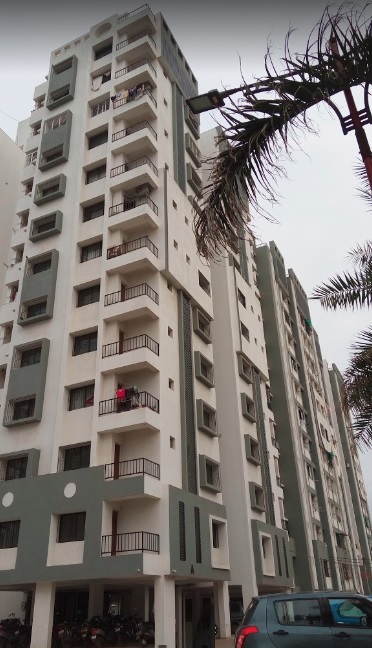 3D Elevation of real estate project Palm City located at Raiya, Rajkot, Gujarat