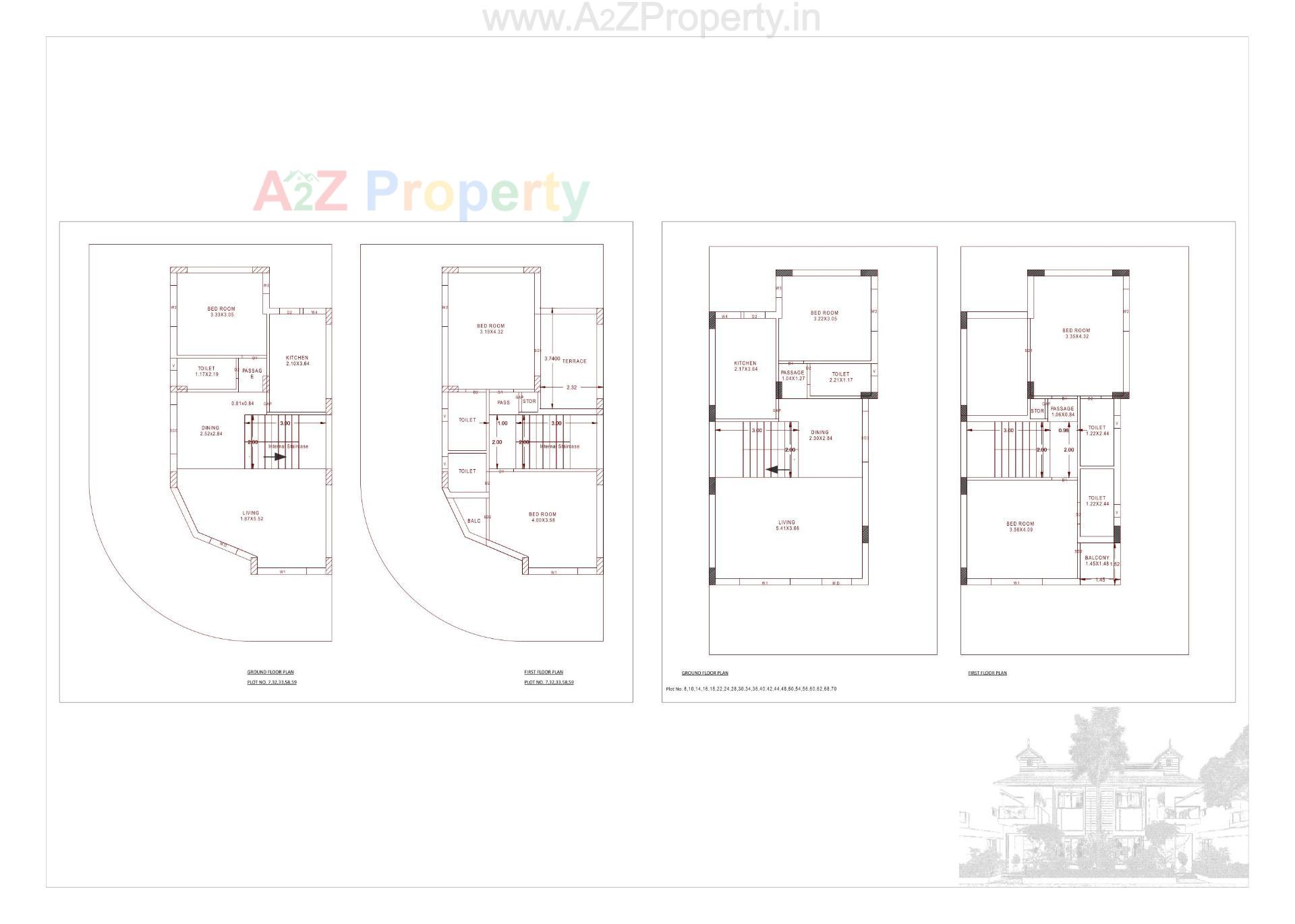 Layout of real estate project Palm Paradise located at Haripar-pal, Rajkot, Gujarat