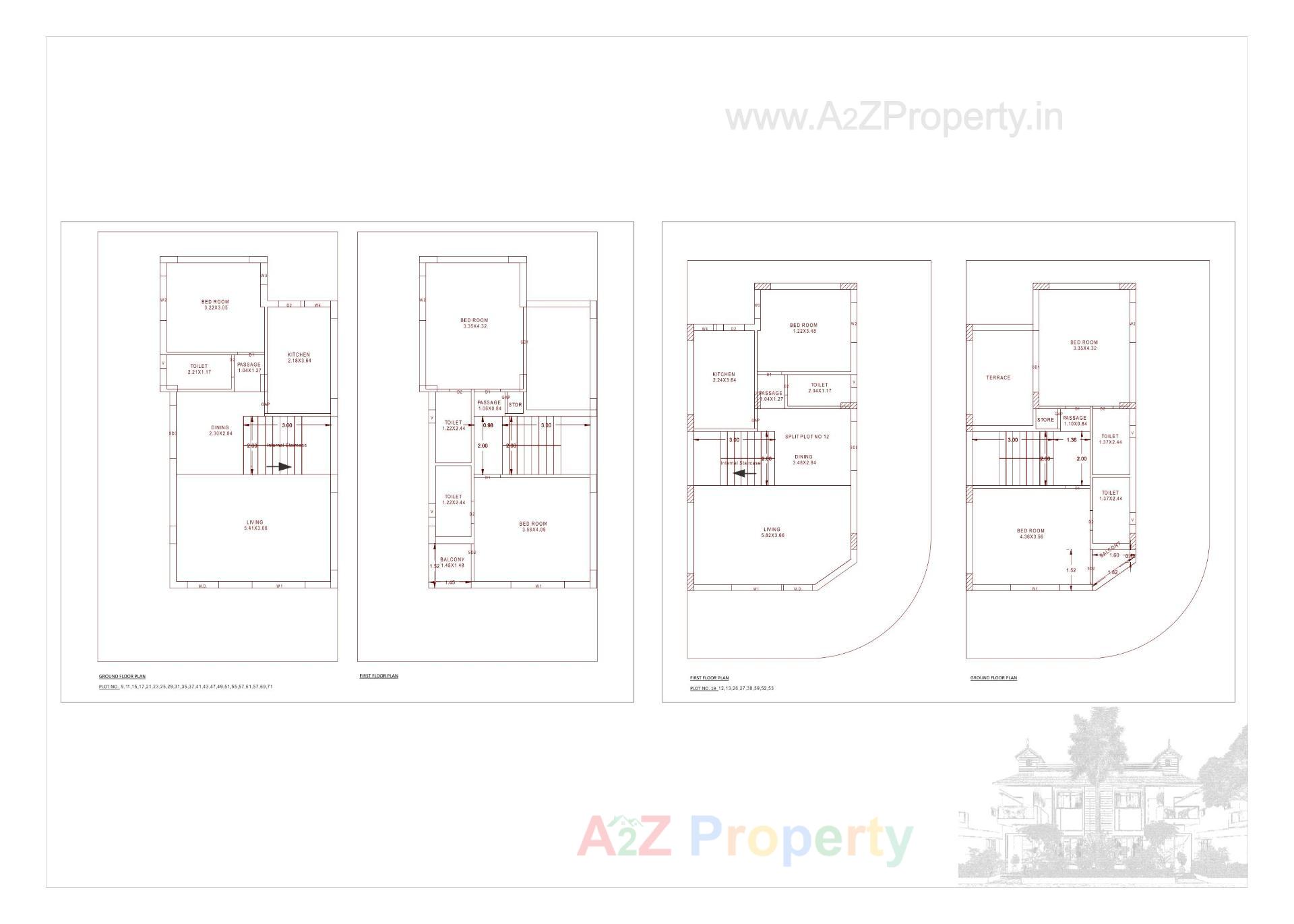 Layout of real estate project Palm Paradise located at Haripar-pal, Rajkot, Gujarat