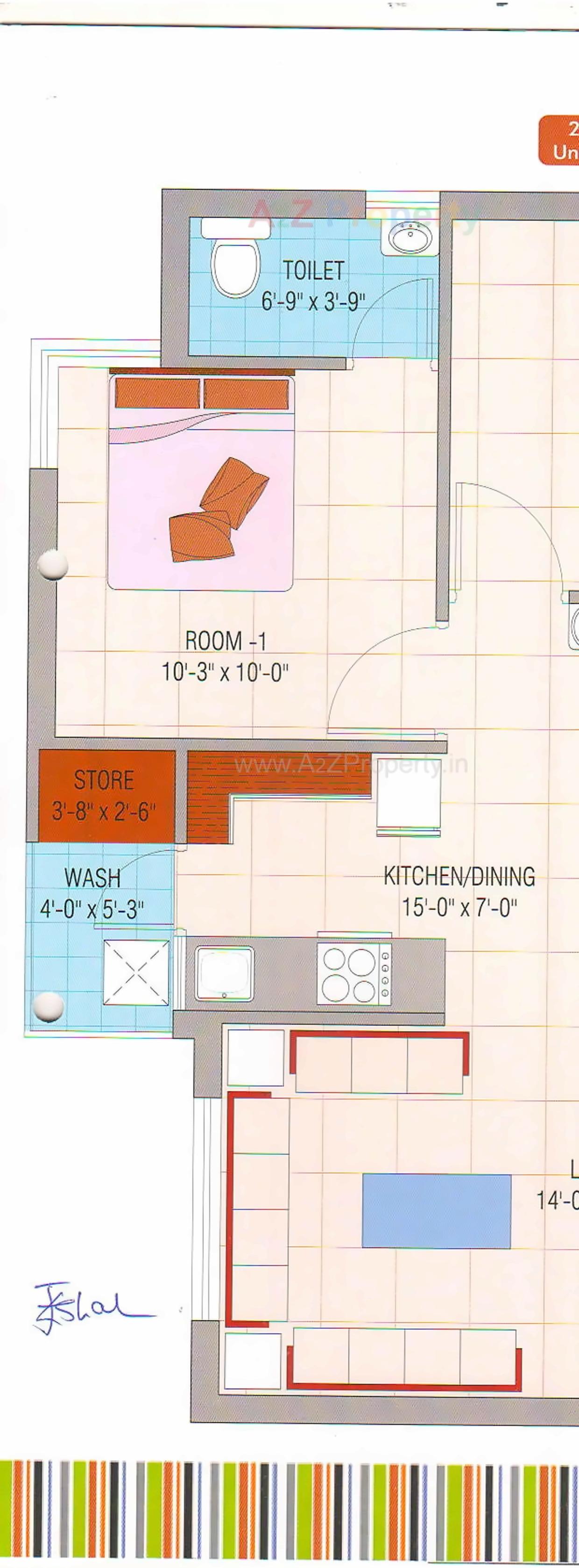Layout of real estate project Palm Universe 2efg located at Raiya, Rajkot, Gujarat