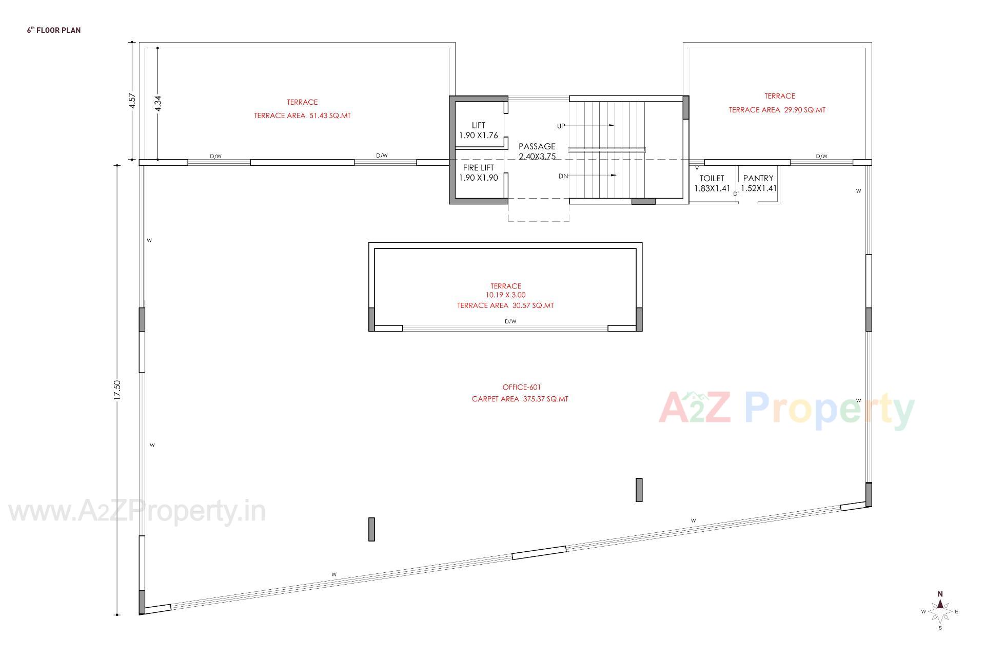 Layout of real estate project Pan Empire located at Nanamava, Rajkot, Gujarat