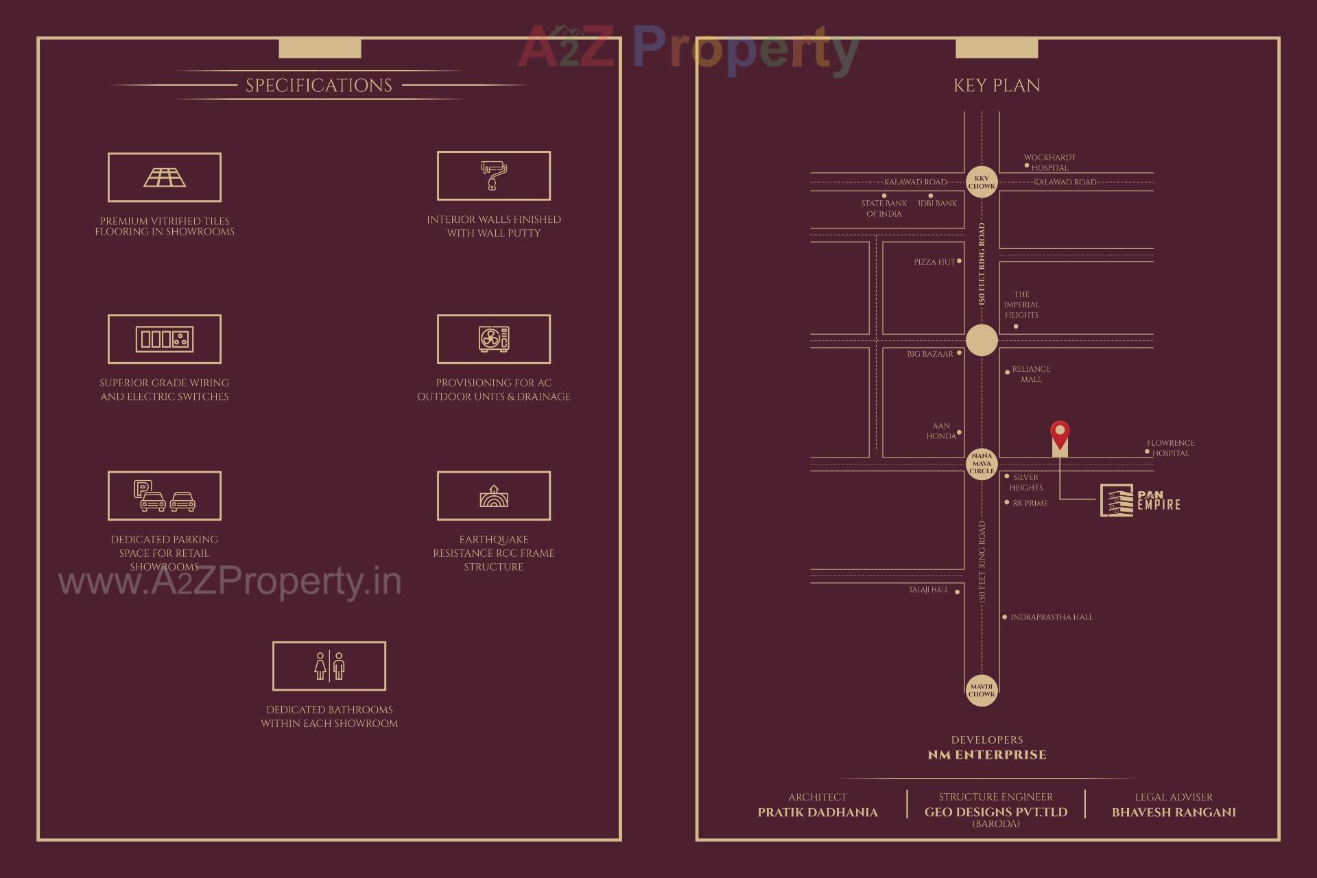  of real estate project Pan Empire located at Nanamava, Rajkot, Gujarat