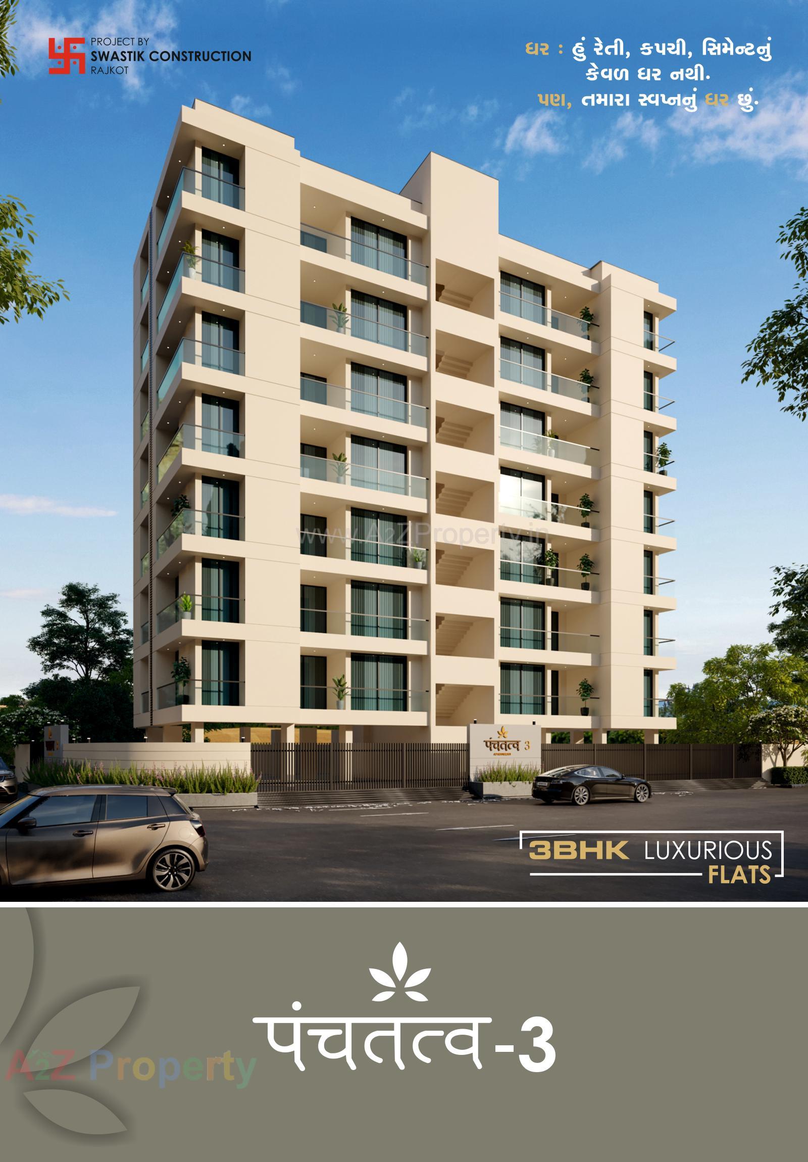 3D Elevation of real estate project Panchtatva located at Nanamava, Rajkot, Gujarat