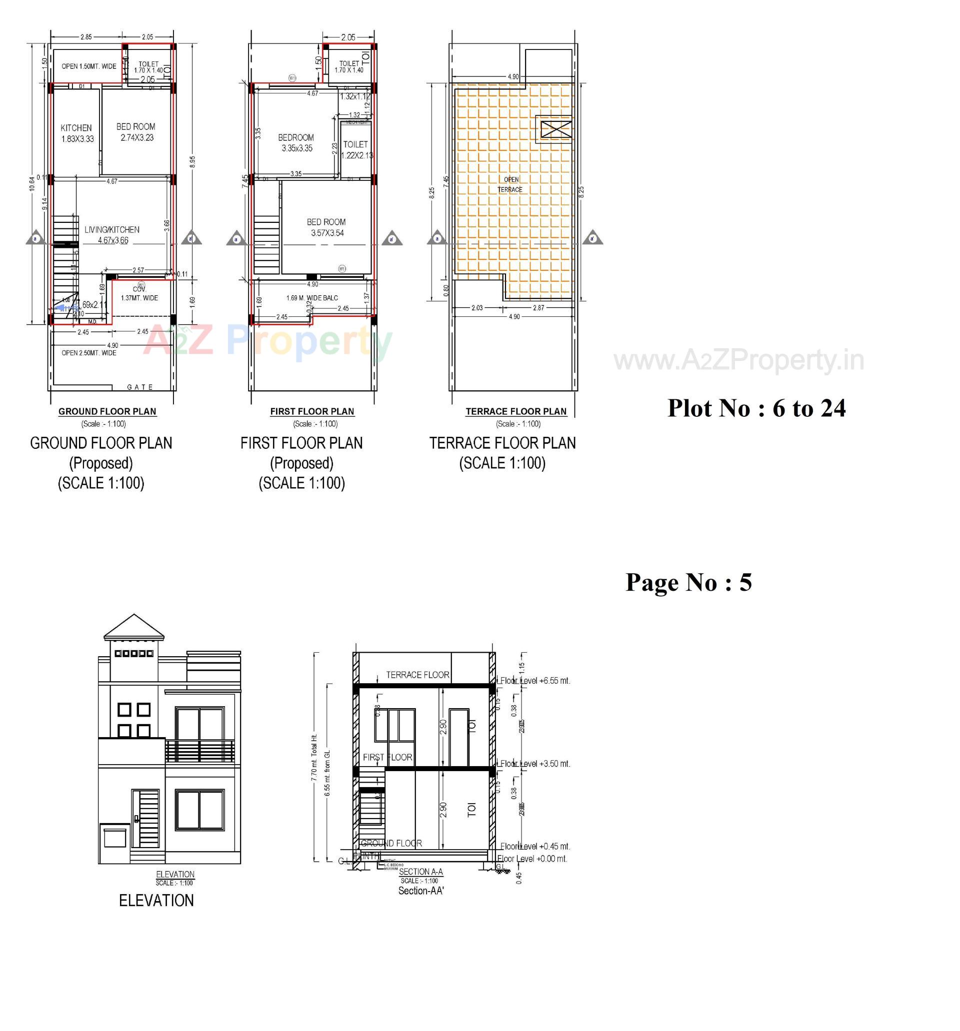 Layout of real estate project Panchvati Greens located at Ghanteshwar, Rajkot, Gujarat