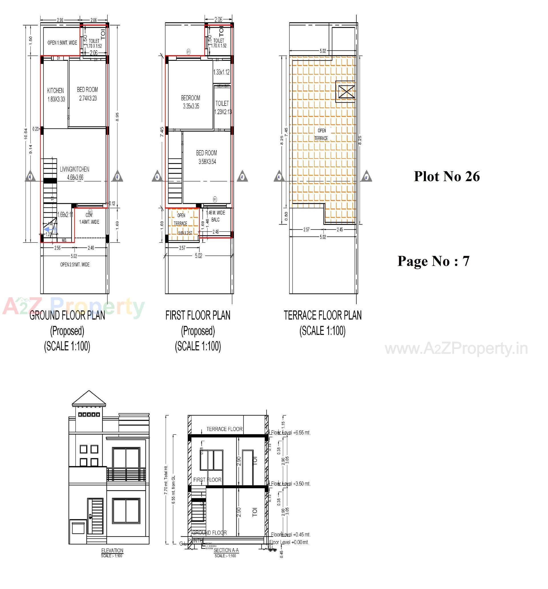 Layout of real estate project Panchvati Greens located at Ghanteshwar, Rajkot, Gujarat