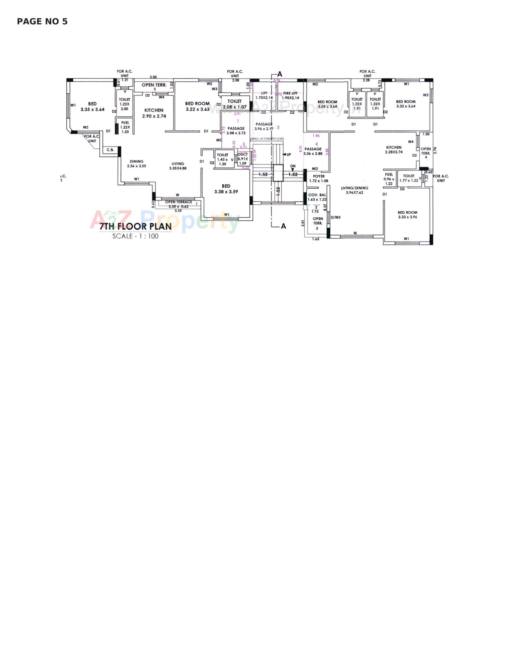 Layout of real estate project Param Height located at Rajkot, Rajkot, Gujarat