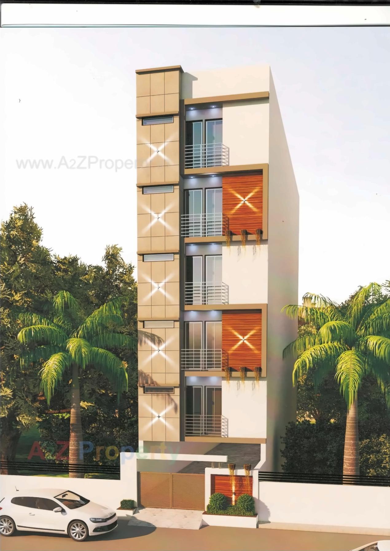 3D Elevation of real estate project Paris Avenue located at Rajkot, Rajkot, Gujarat