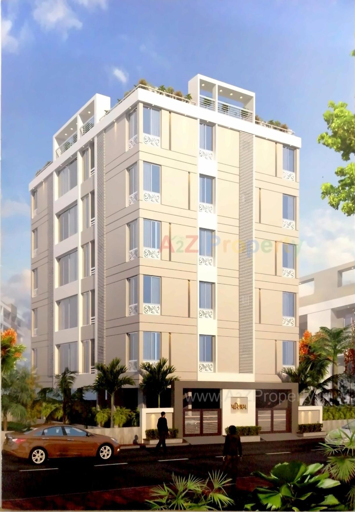 3D Elevation of real estate project Parishram located at Rajkot, Rajkot, Gujarat