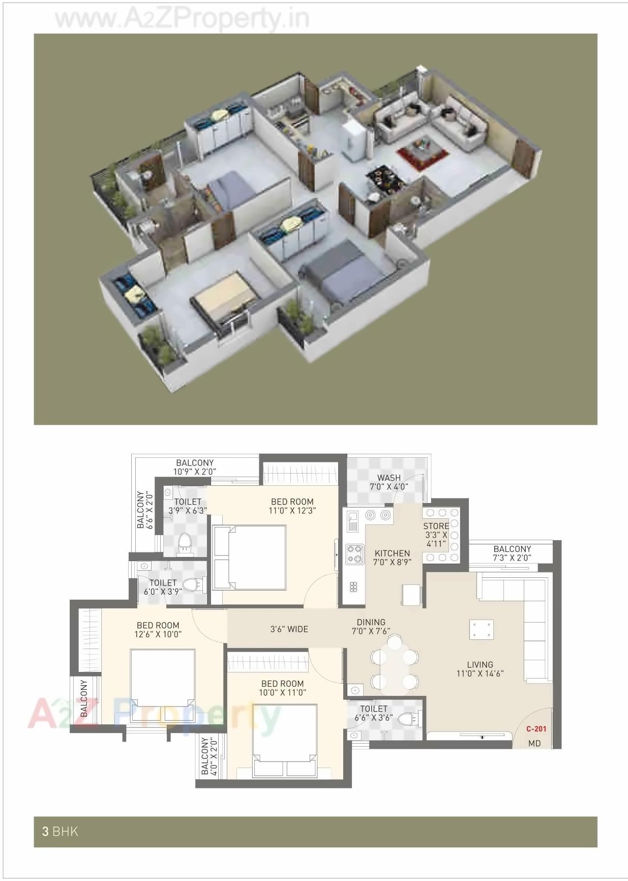 Layout of real estate project Parshwanath Heights located at Ghanteshwar, Rajkot, Gujarat